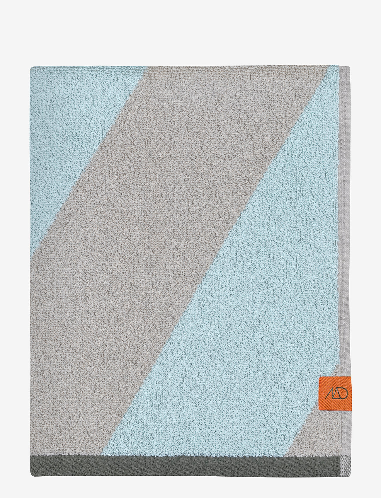 Mette Ditmer - DIAGONAL bath towel - saunalinad - mint - 1