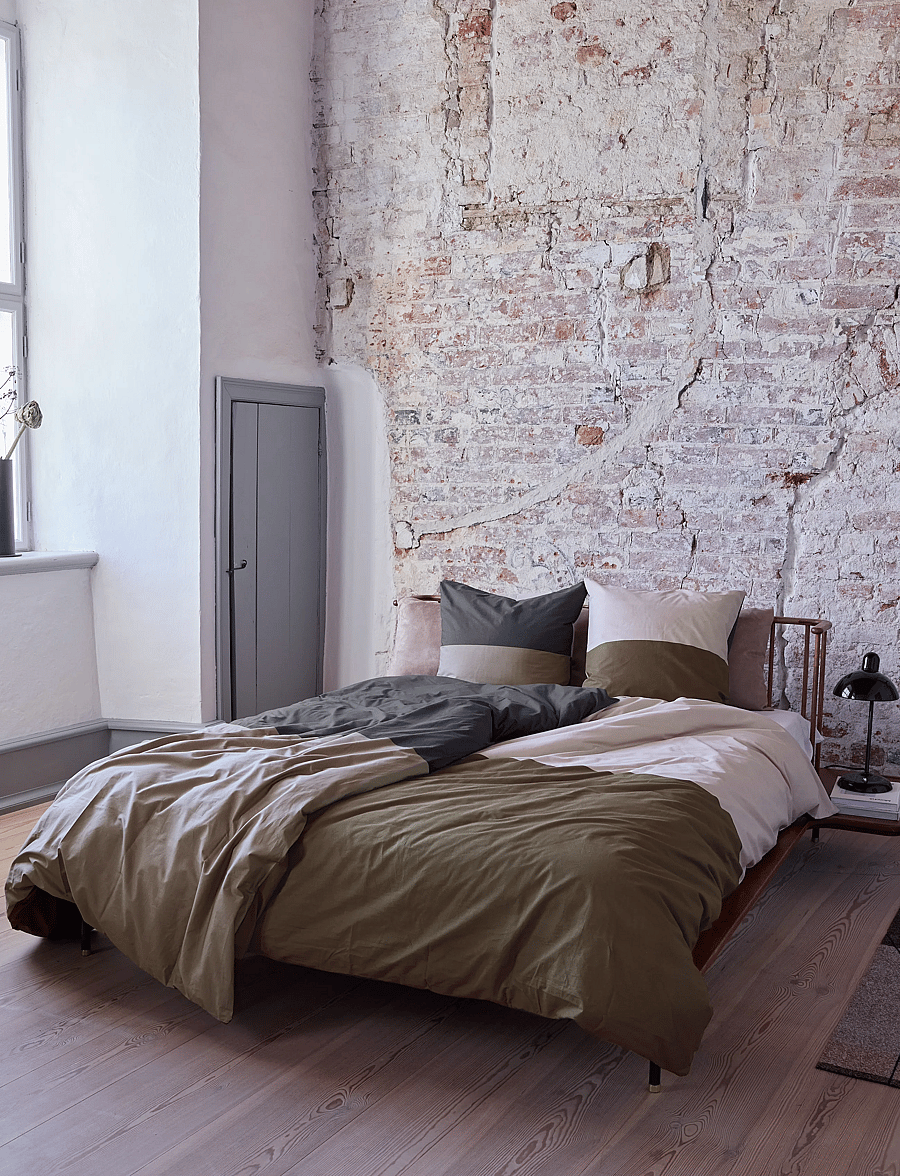 Mette Ditmer - DOMINO bed set - voodiriiete komplektid - dark grey - 0