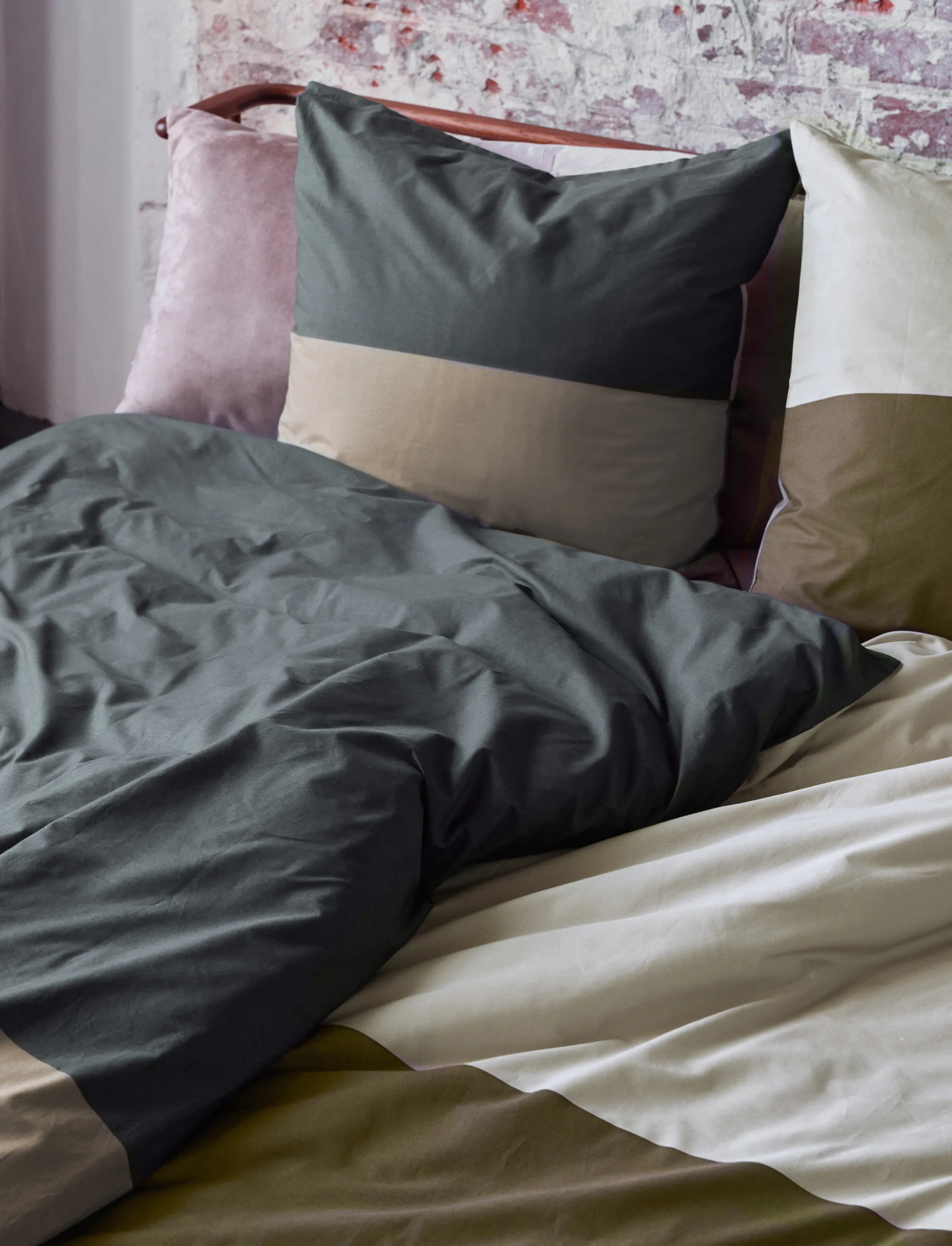 Mette Ditmer - DOMINO bed set - dark grey - 2