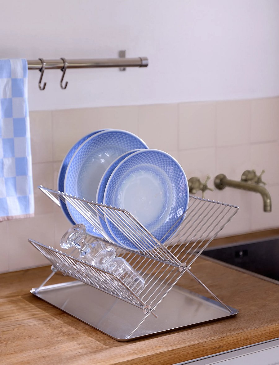 Mette Ditmer - DRY-IT dish rack - indų džiovyklos - chrome - 0