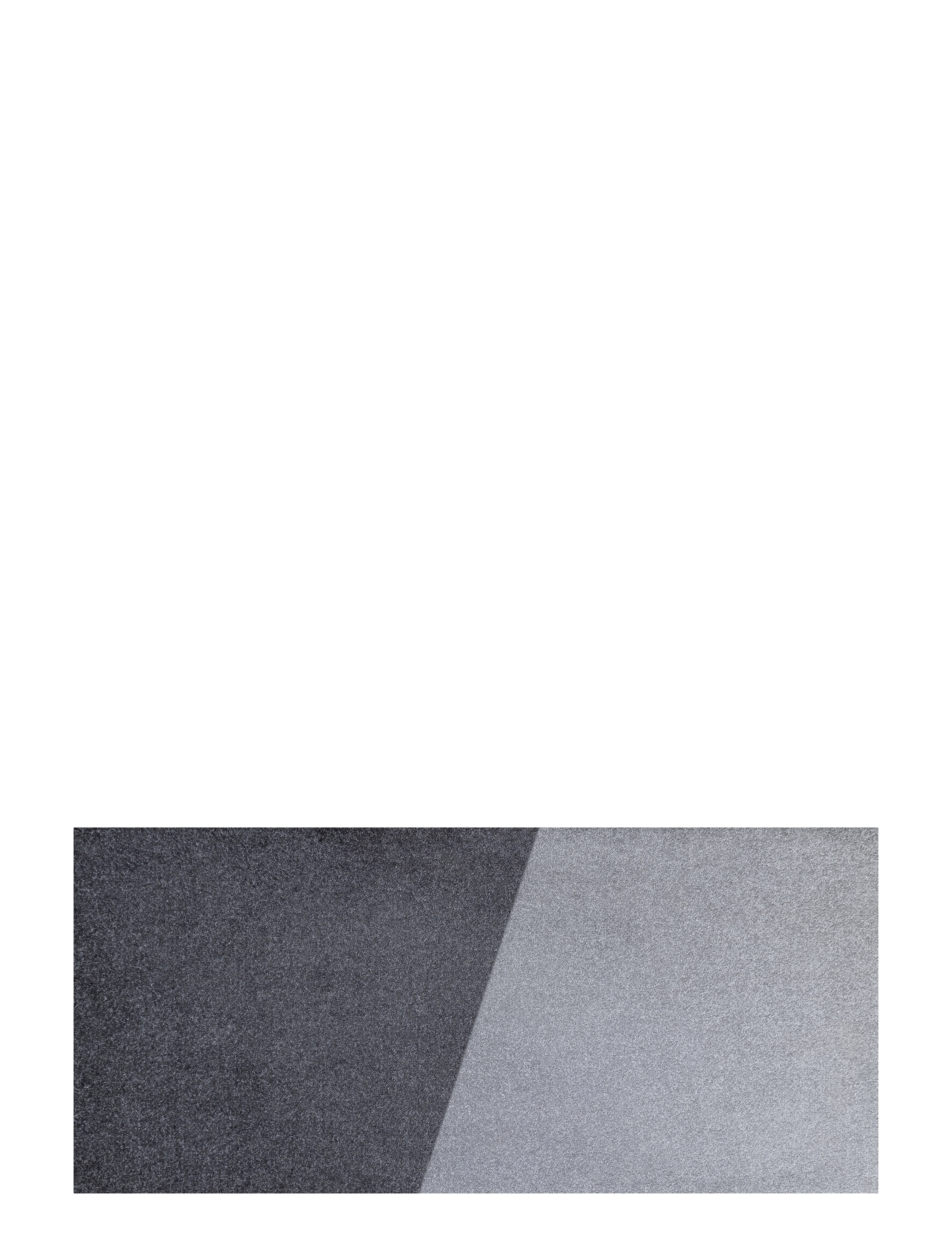 Mette Ditmer DUET all-round mat - Tæpper - DARK GREY / grey