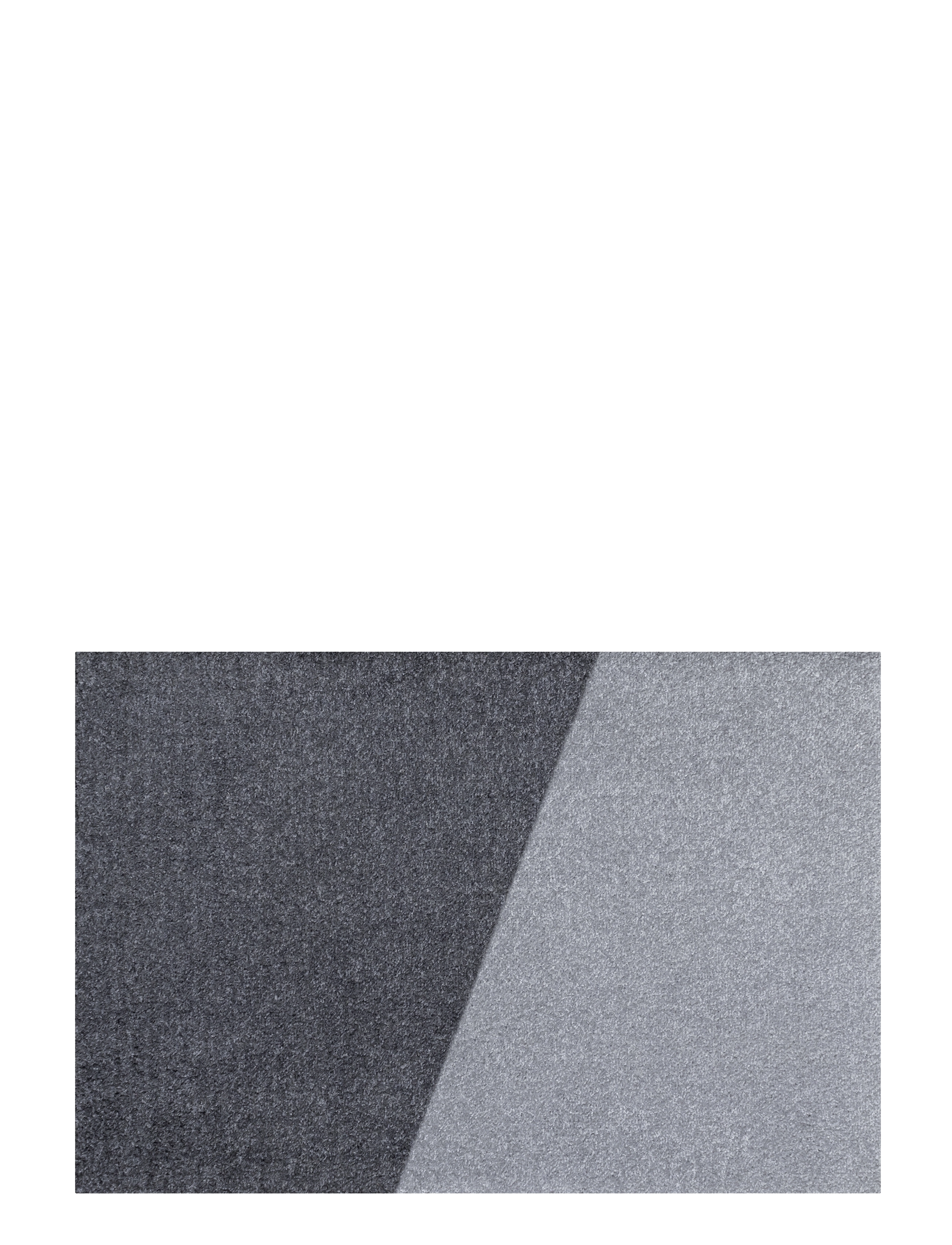 Mette Ditmer DUET all-round mat - Tekstiler - DARK GREY / grey