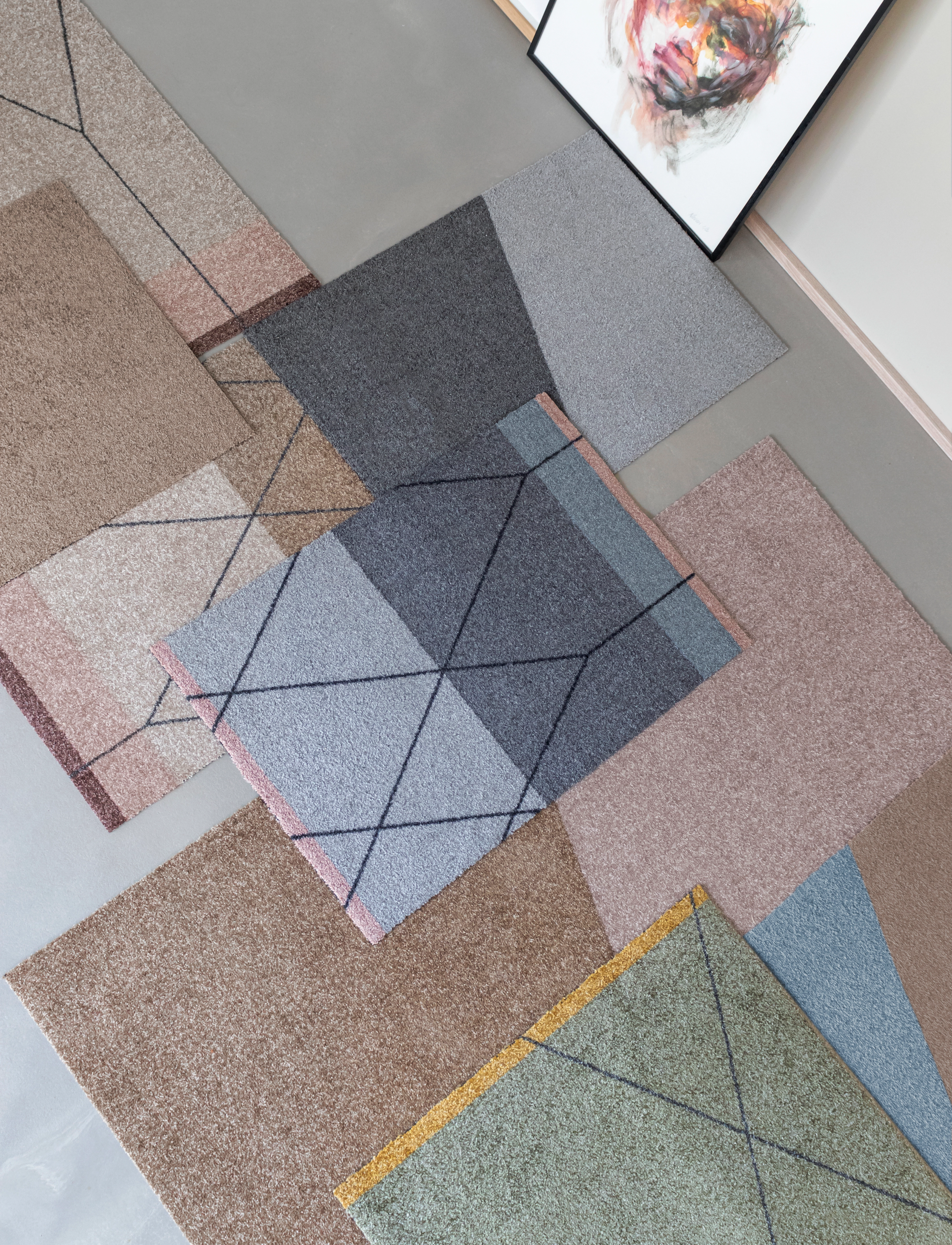 Mette Ditmer - DUET all-round mat - andre tæpper - dark grey - 3