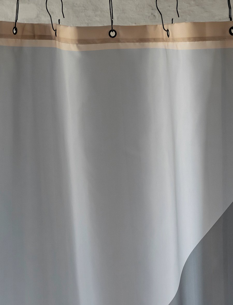 Mette Ditmer - DUET shower curtain - dušikardinad - light grey - 2