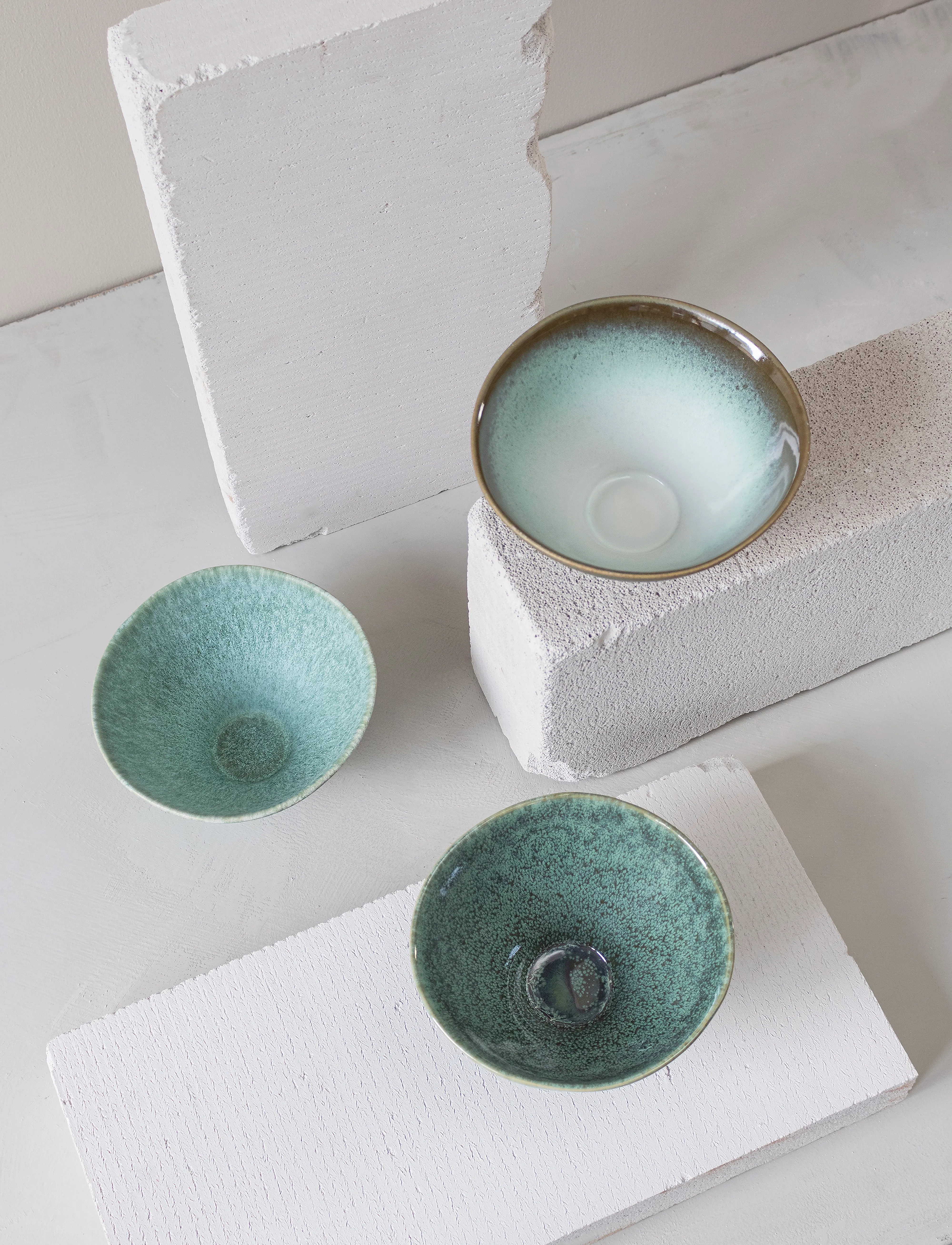 Mette Ditmer Elements Bowl, Ø15.5X H9 cm, Bowls & Serving Dishes, Grün - Bowls, Homeware
