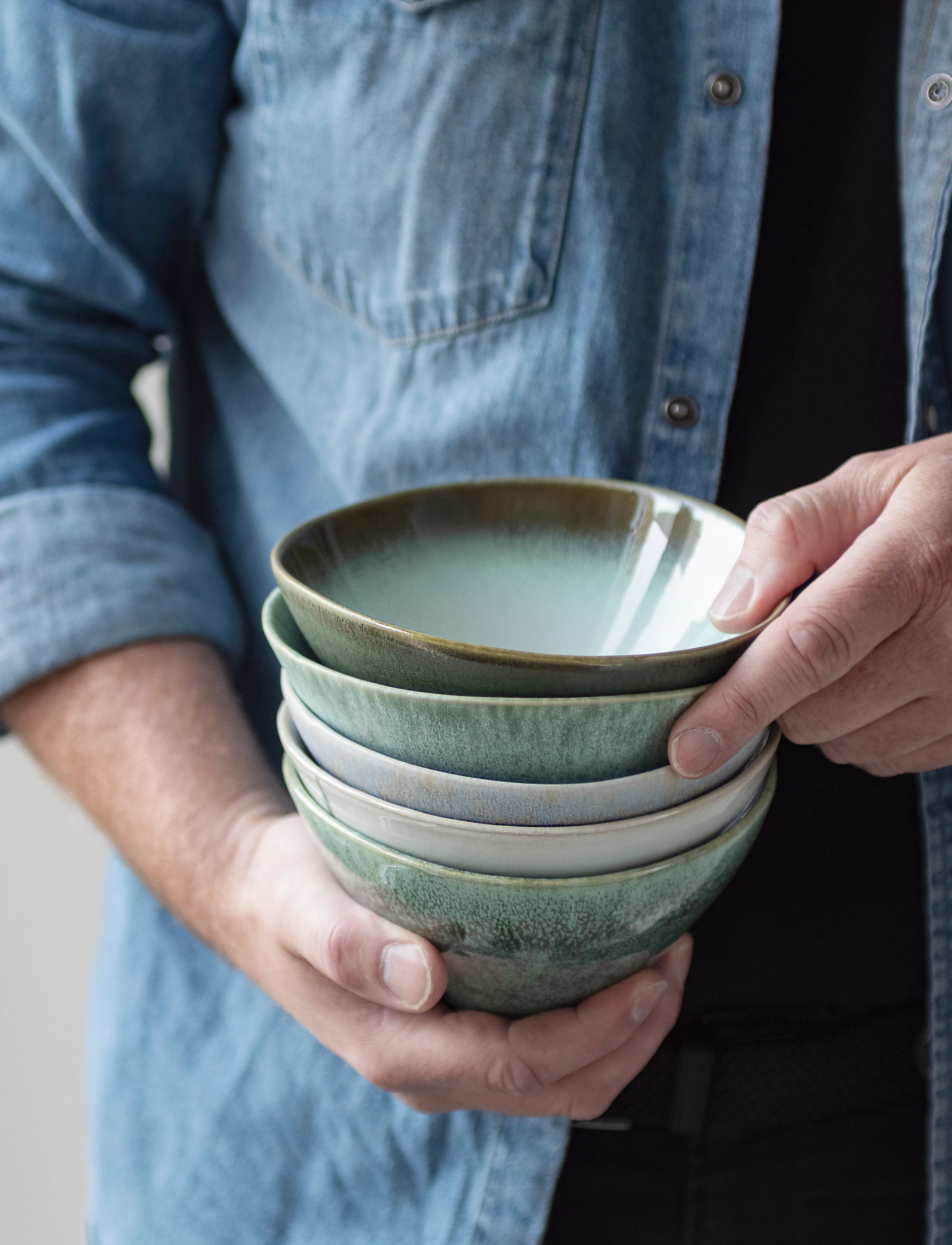 Mette Ditmer - ELEMENTS bowl - shop by price - green tones - 4