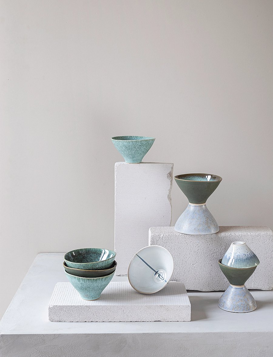 Mette Ditmer - ELEMENTS bowl - osta hinna alusel - green tones - 0