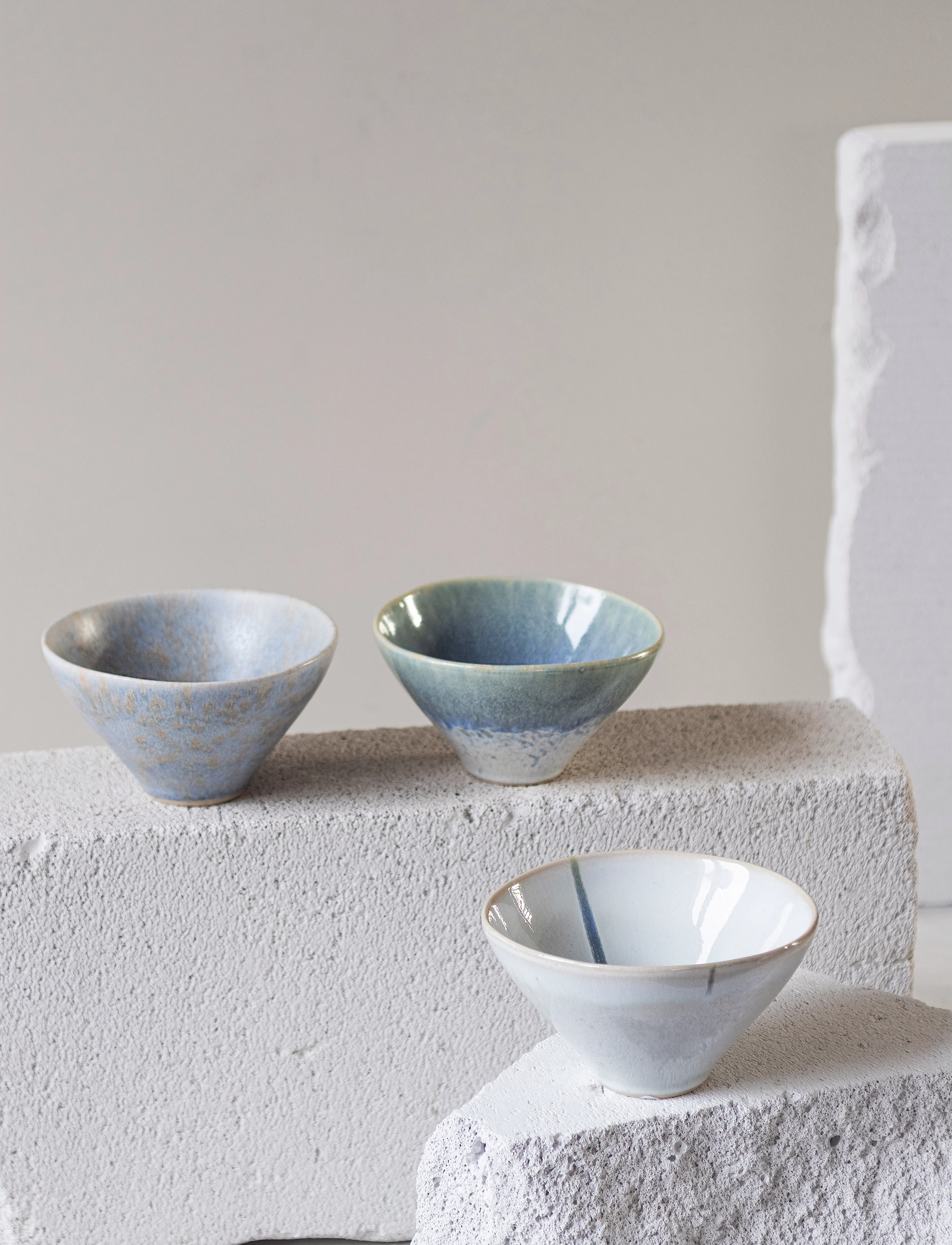 Mette Ditmer Elements Bowl, Ø12X H6.5 cm, Bowls & Serving Dishes, Blau - Bowls, Homeware