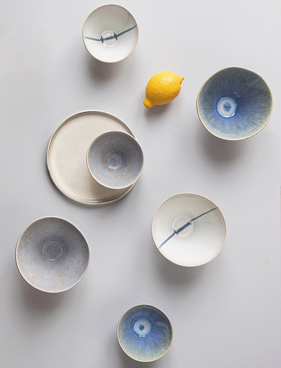 Mette Ditmer - ELEMENTS bowl - osta hinna alusel - blue tones - 4