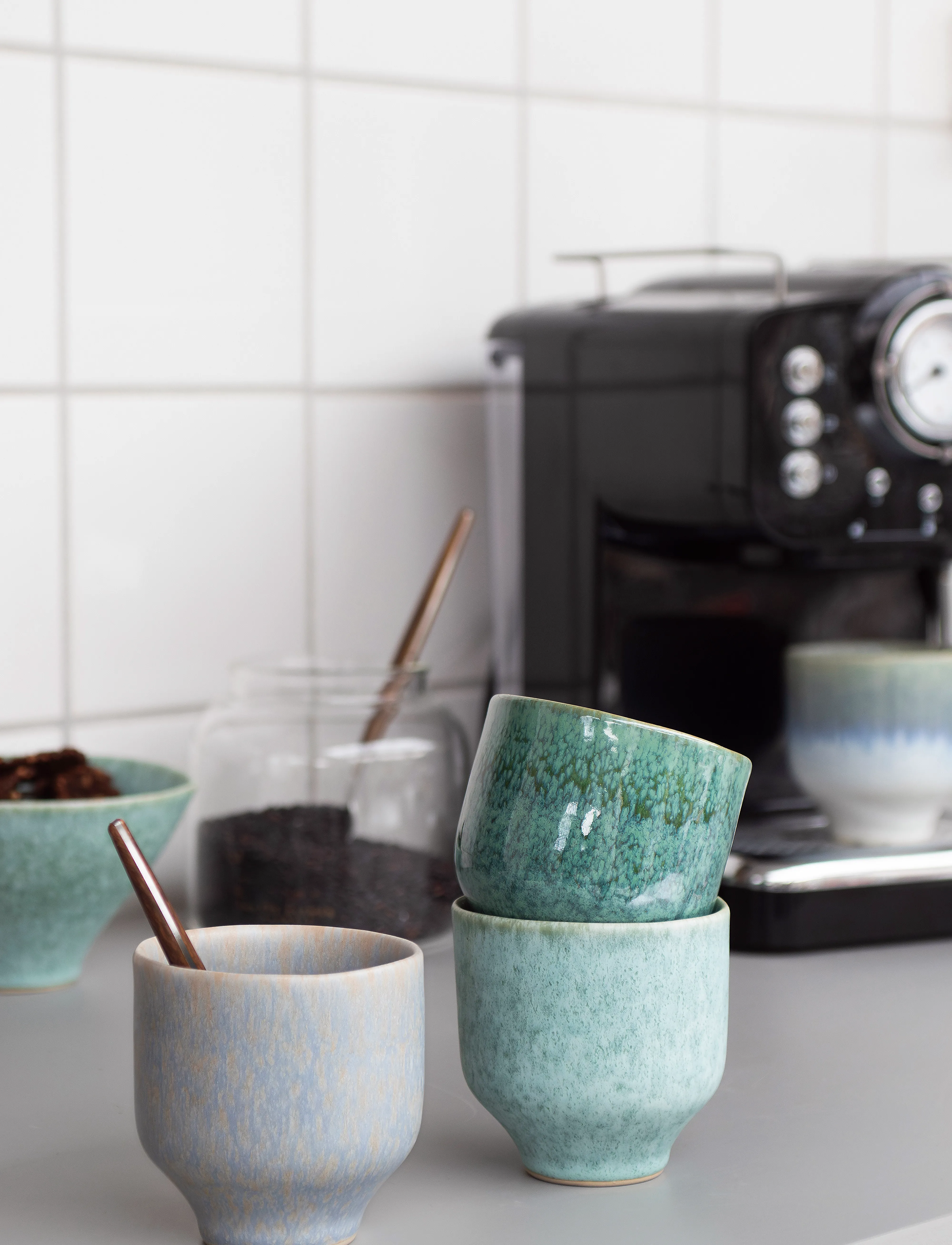 Mette Ditmer Elements Mug, 30 CL, Cups & Mugs, Grün - Coffee Cups, Homeware