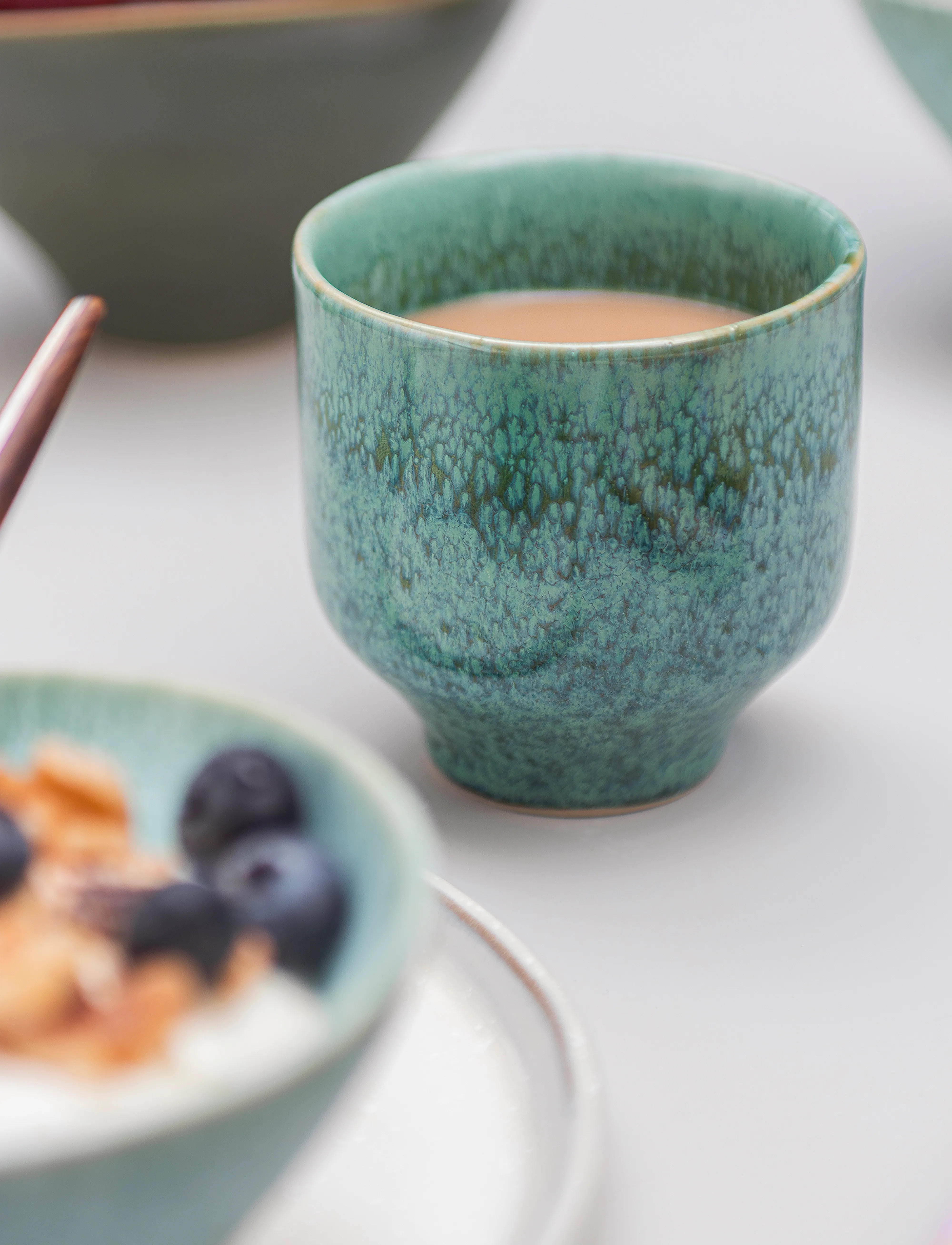 Mette Ditmer - ELEMENTS Mug - kaffekoppar - green tones - 4