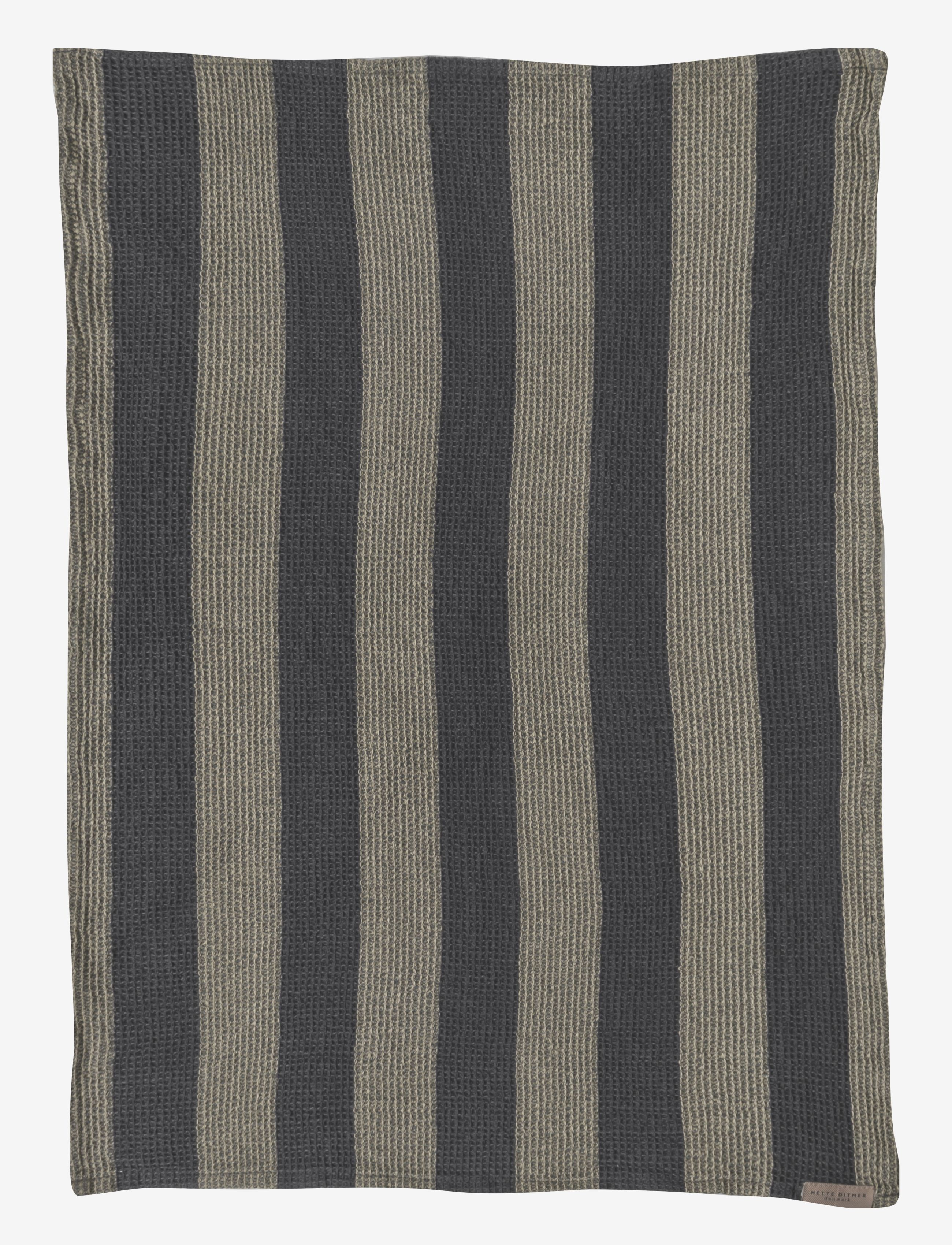 ELVIRA tea towel - DARK GREY