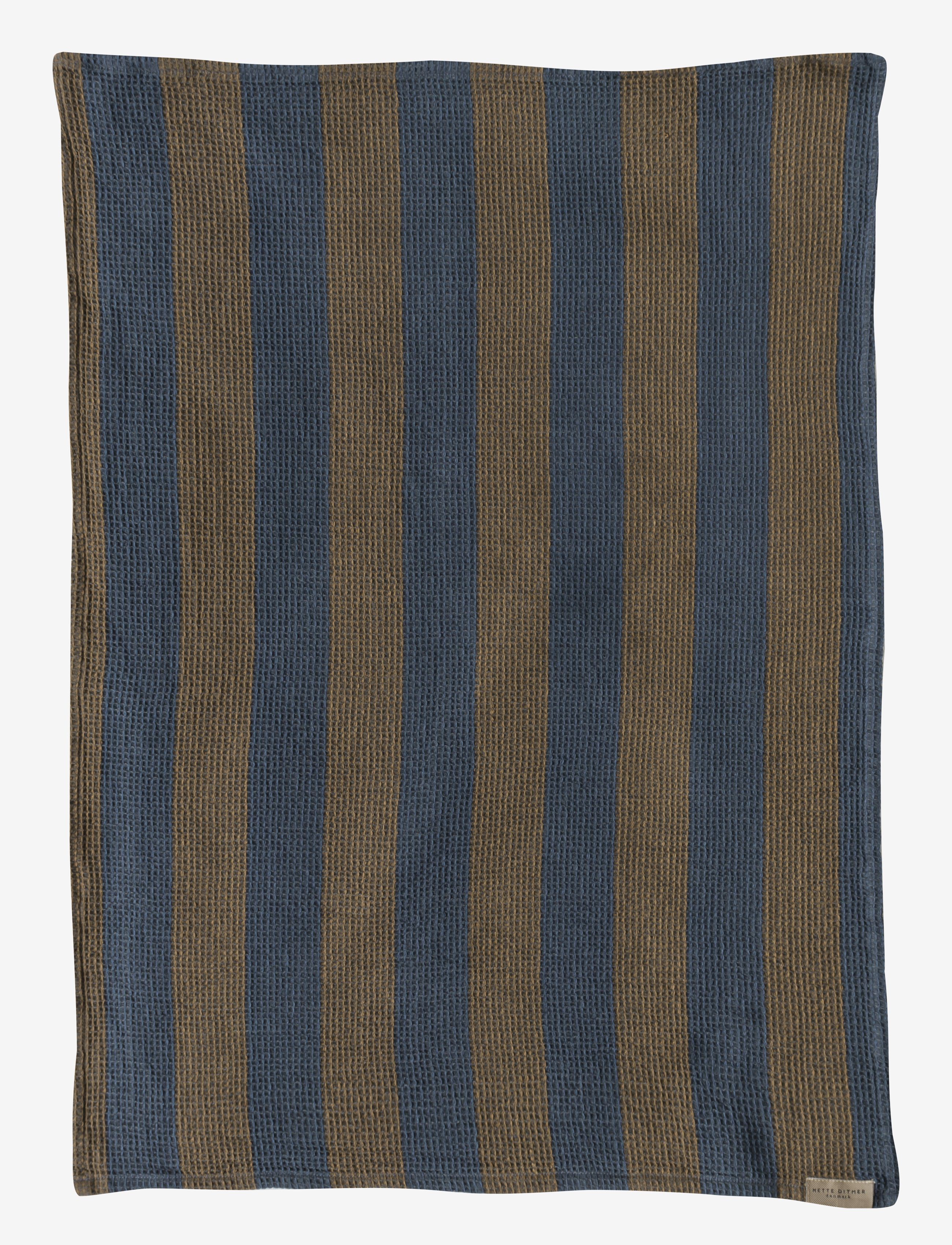 Mette Ditmer ELVIRA tea towel - Kitchen textiles - OCHRE / multi