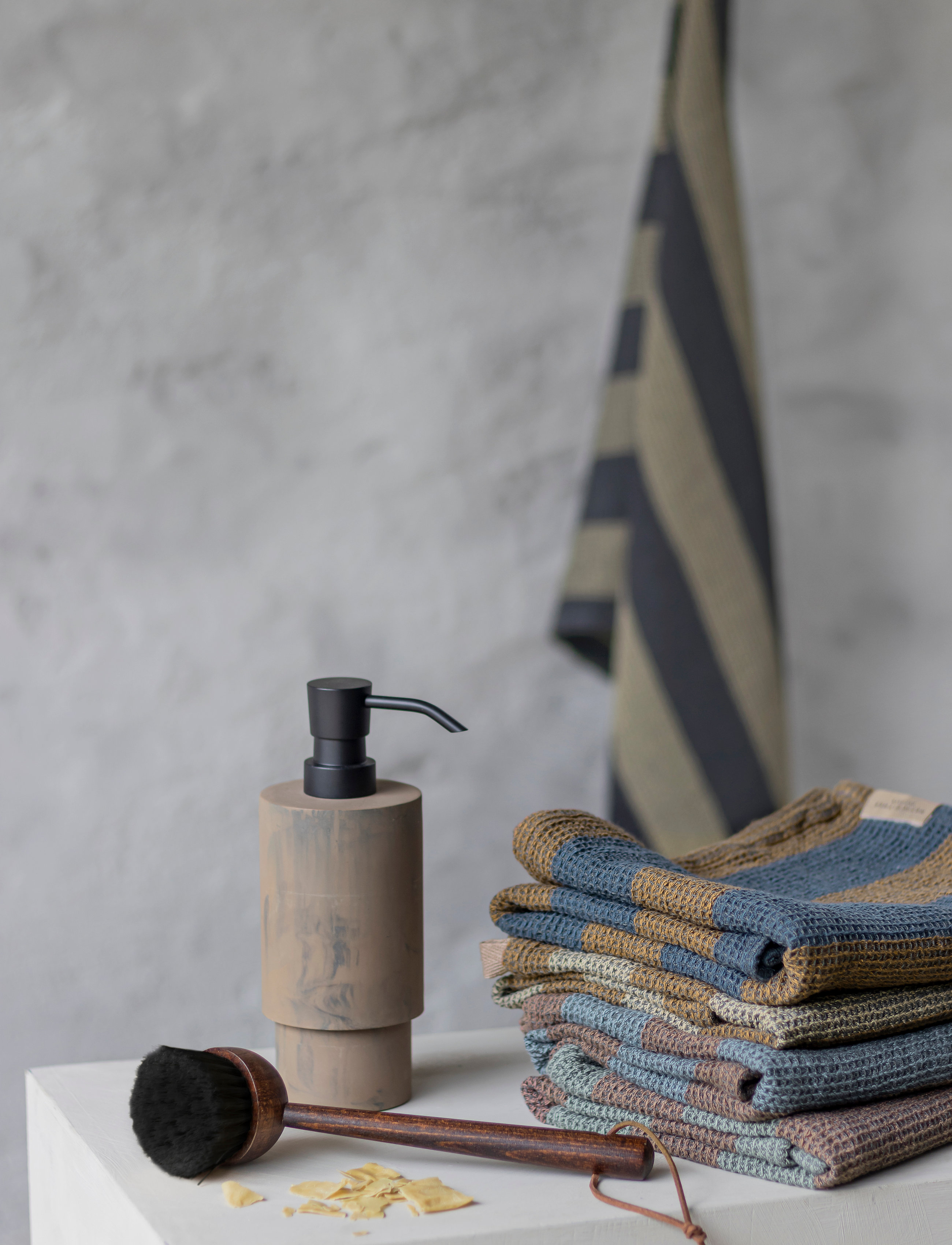 Mette Ditmer - ELVIRA tea towel - kjøkkenhåndklær - ochre - 4