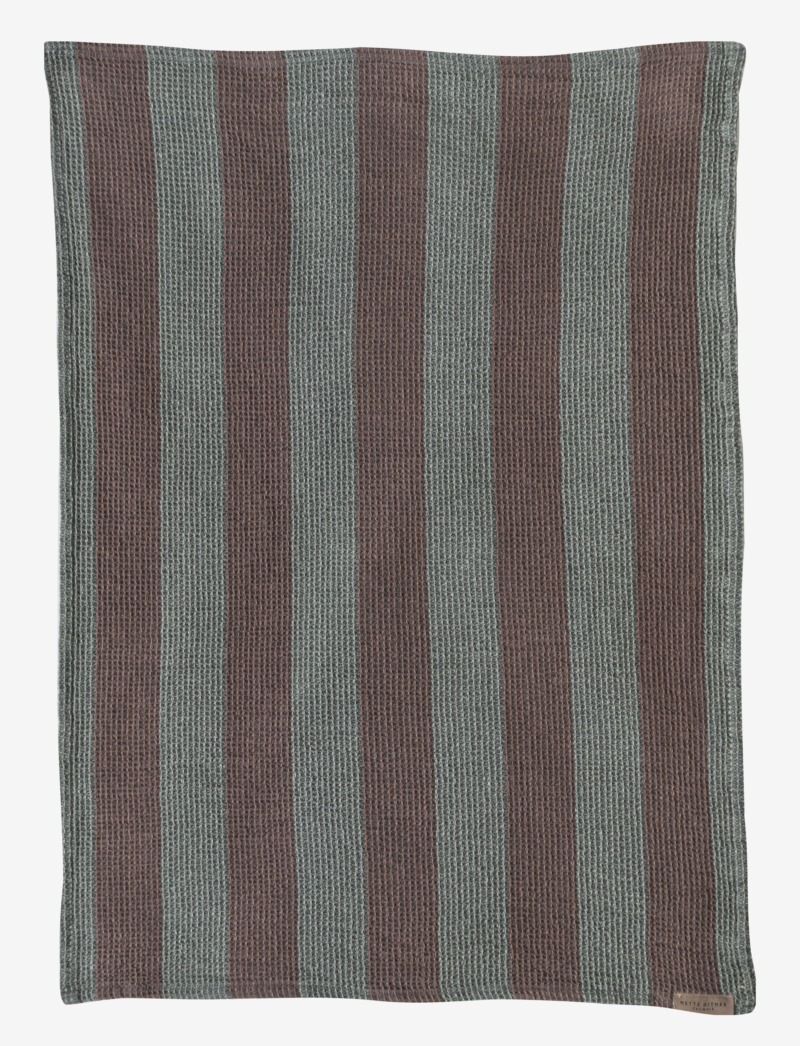 Mette Ditmer ELVIRA tea towel - Kitchen textiles - PINE GREEN / multi