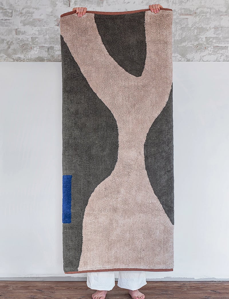 Mette Ditmer - FIGURA rug - paklāji - dark olive - 1