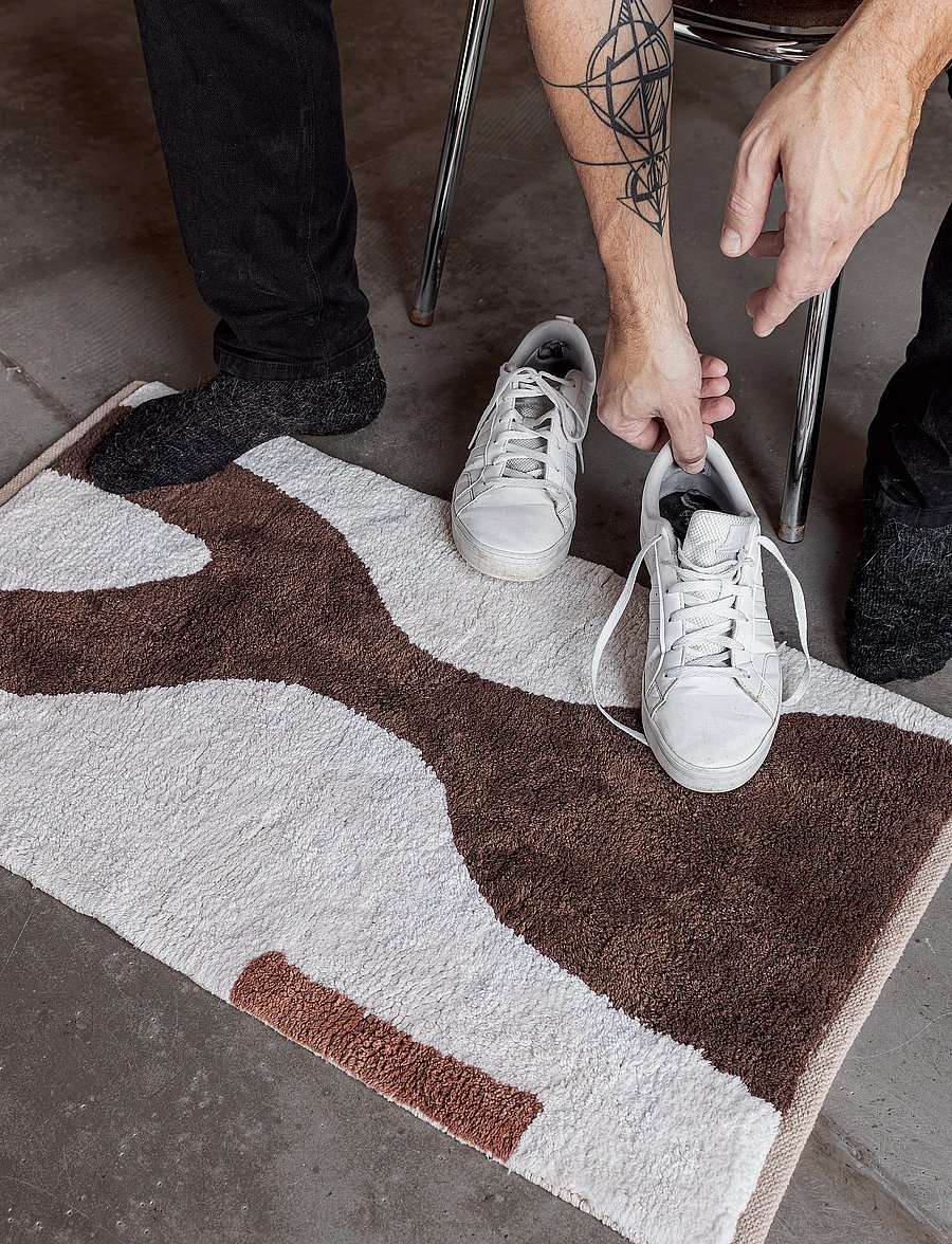 Mette Ditmer - FIGURA rug - puuvillased vaibad & kaltsuvaip - brown - 2