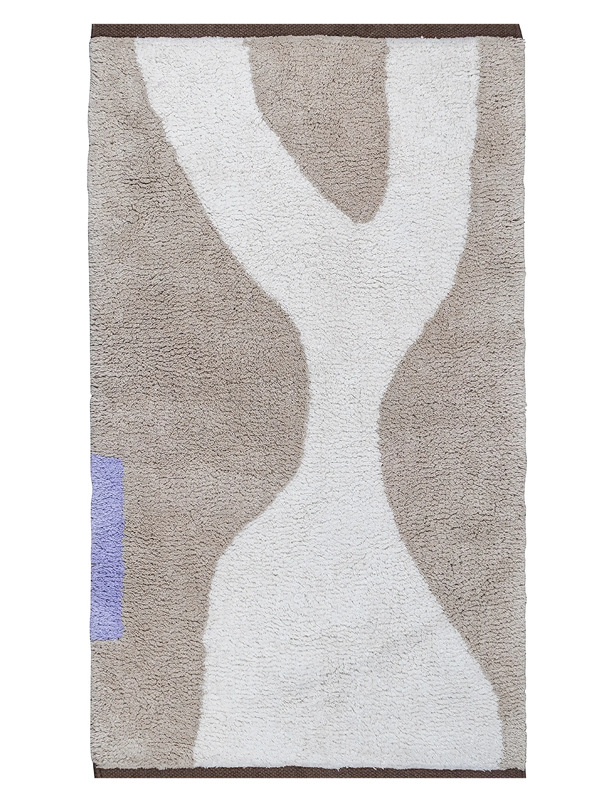 Mette Ditmer - FIGURA rug - tapis en coton & tapis recyclé - sand - 2