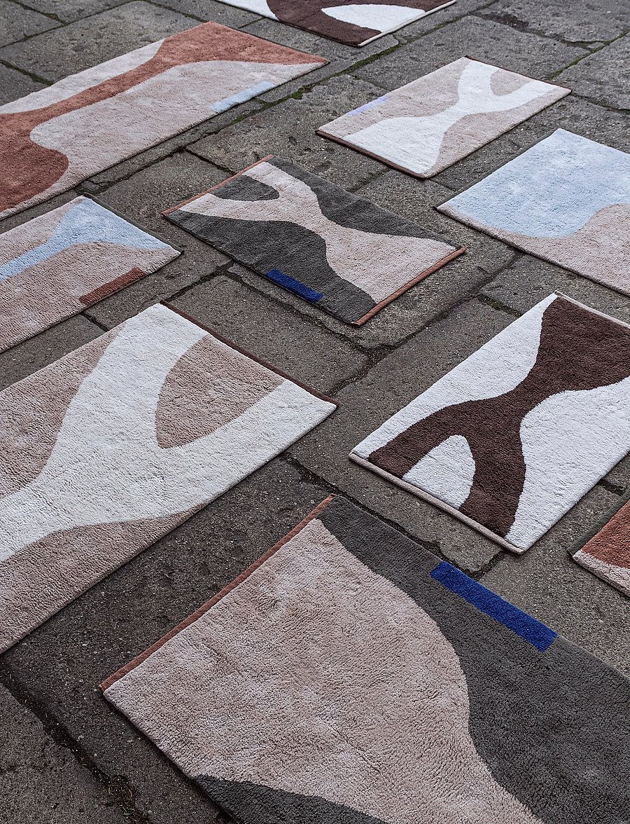 Mette Ditmer - FIGURA rug - baumwollteppiche & flickenteppich - sand - 0