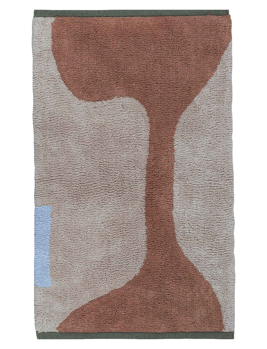 Mette Ditmer - FIGURA rug - puuvillased vaibad & kaltsuvaip - brick - 1