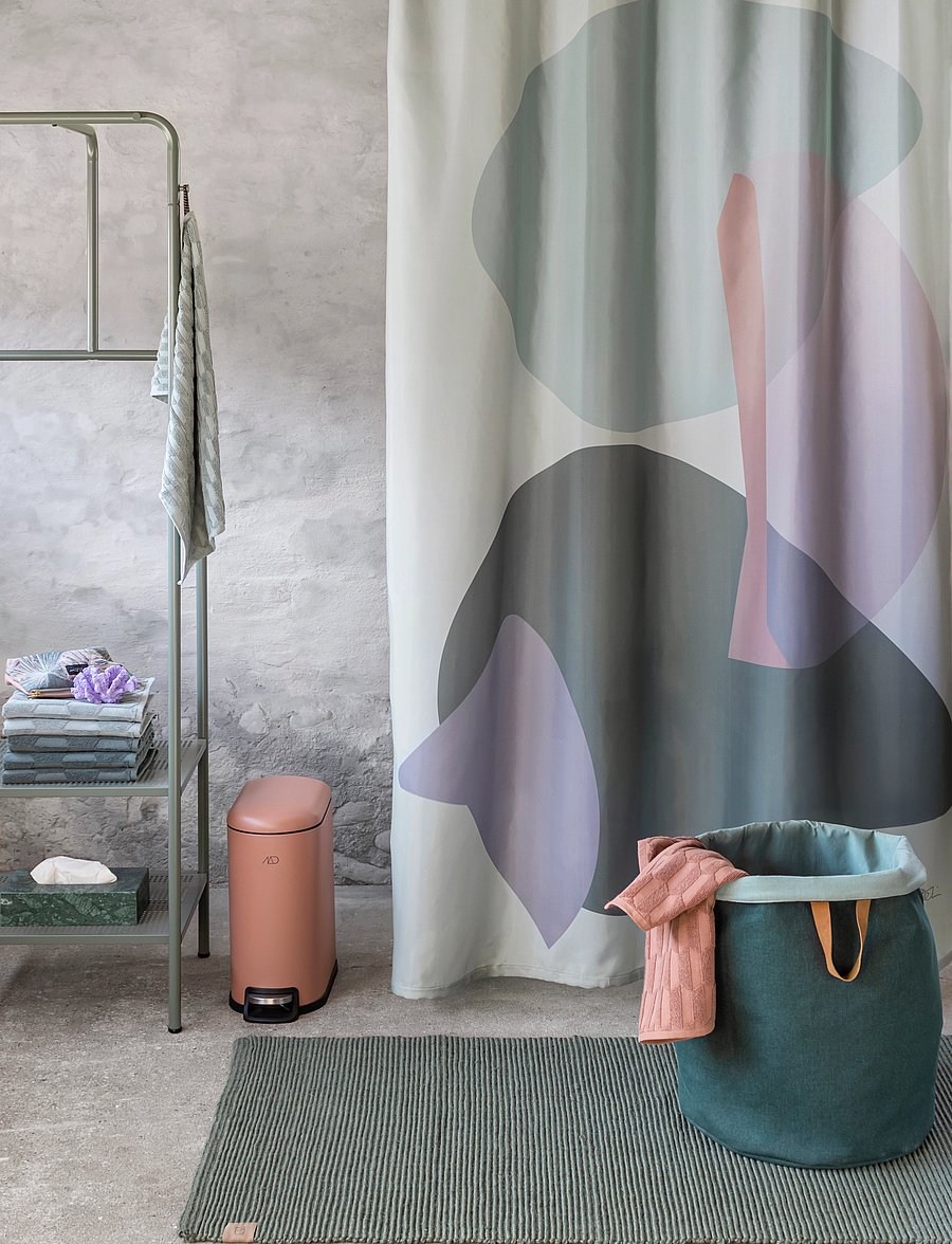 Mette Ditmer - GALLERY shower curtain - duschvorhänge - frost green - 0