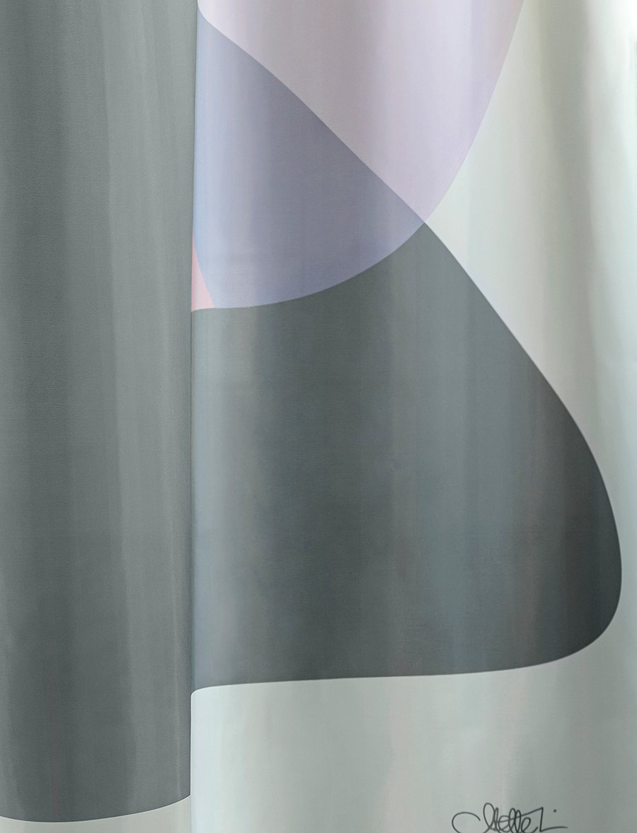 Mette Ditmer - GALLERY shower curtain - duschvorhänge - frost green - 2