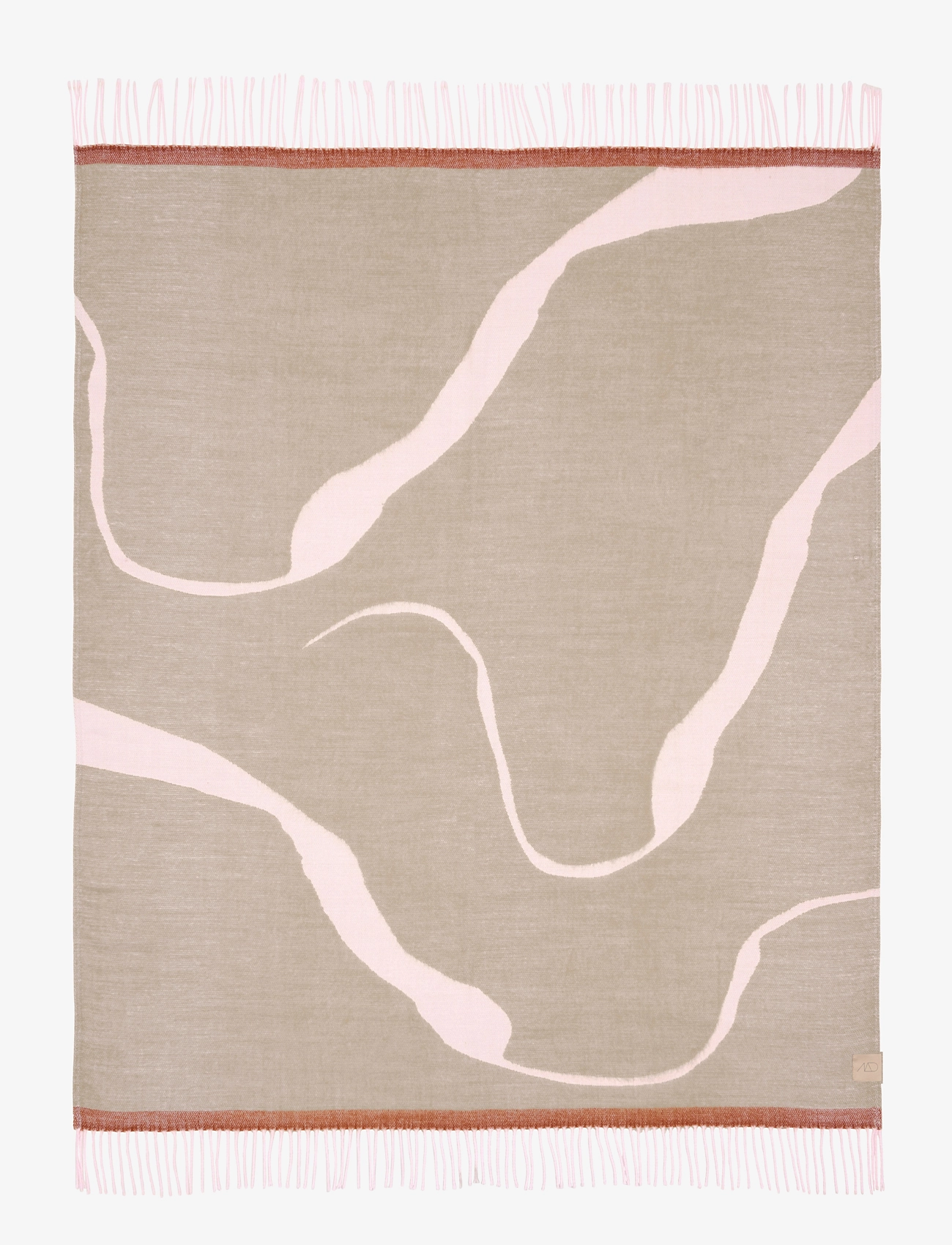 Mette Ditmer GALLERY throw - Decken - LATTE / multi