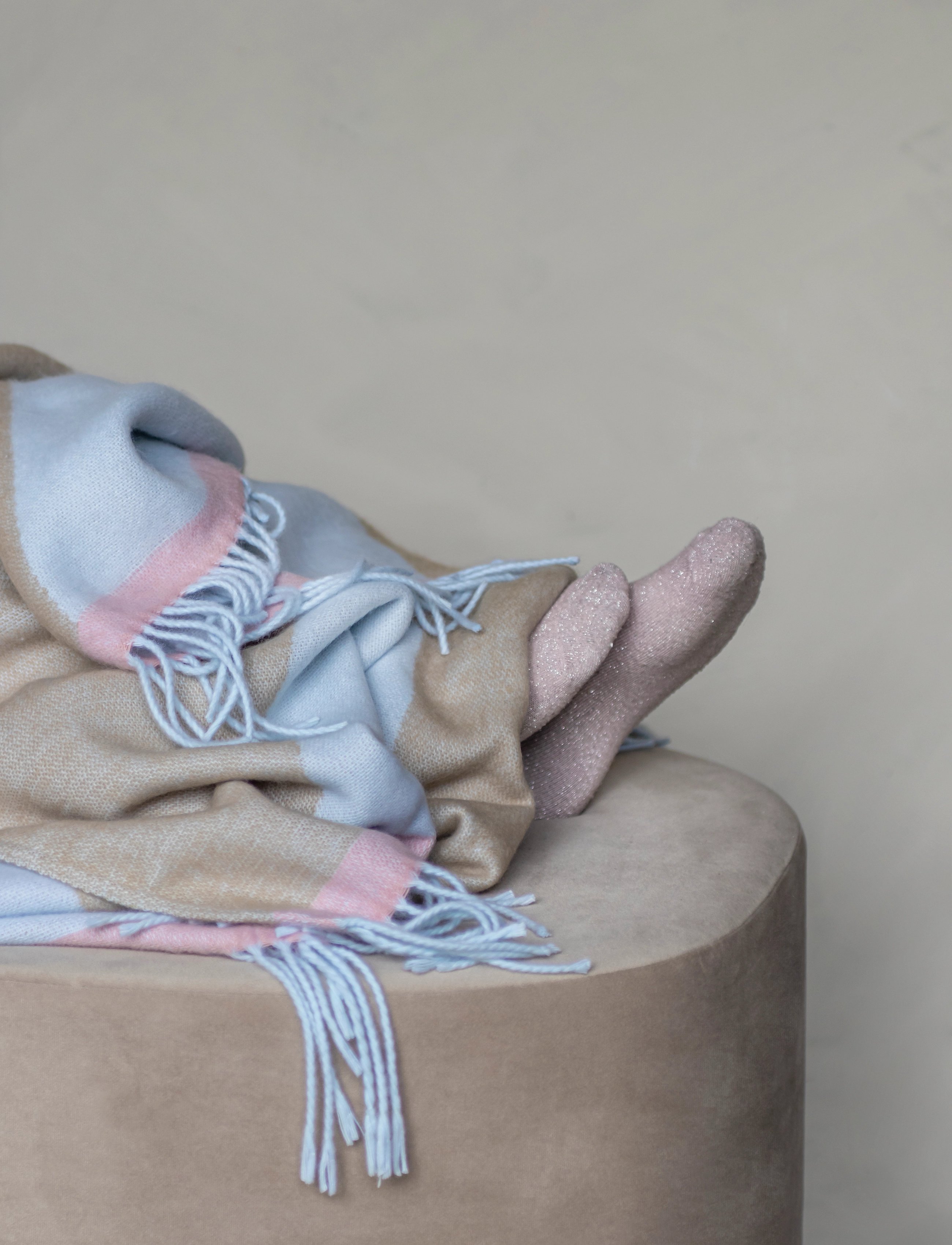 Mette Ditmer - GALLERY throw - osta hinna alusel - sand - 2