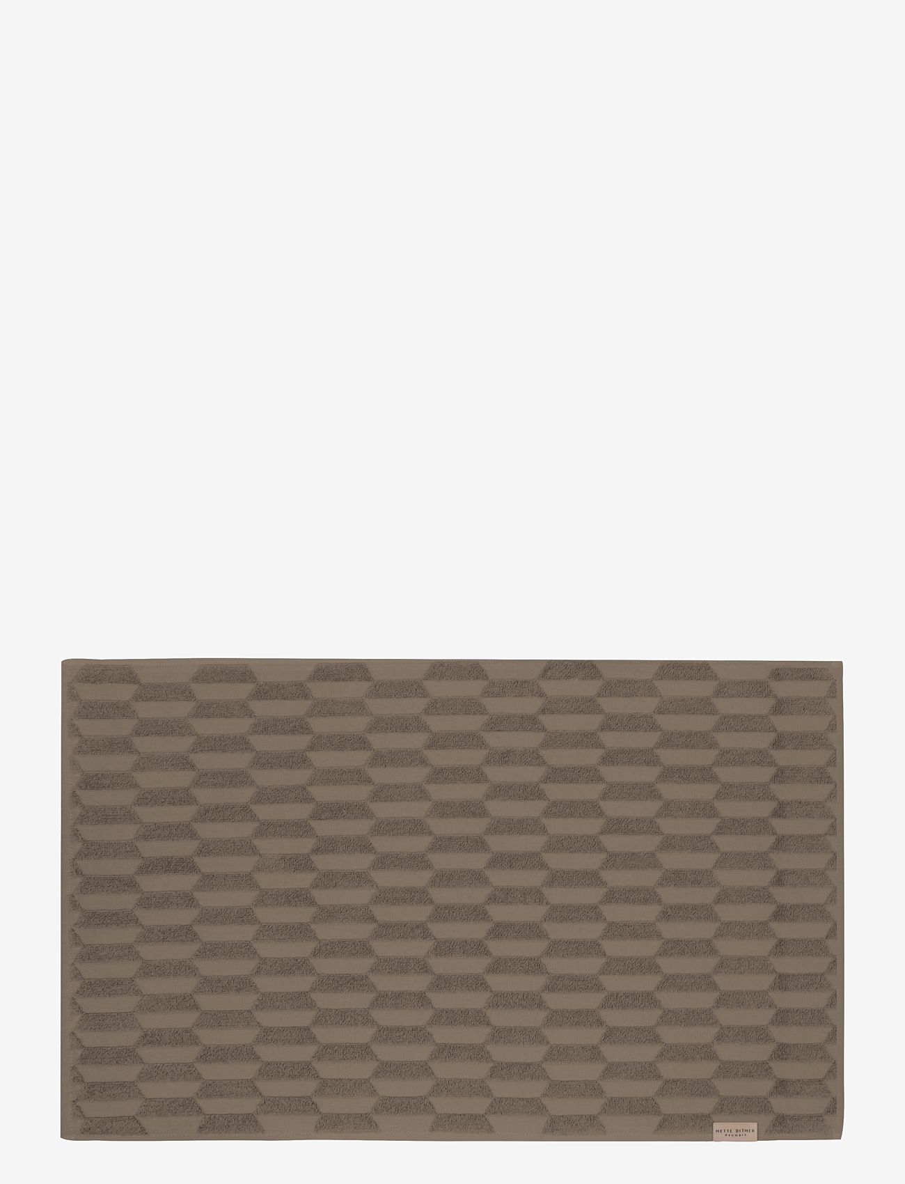 Mette Ditmer - GEO bath mat - bademåtter - nougat - 1