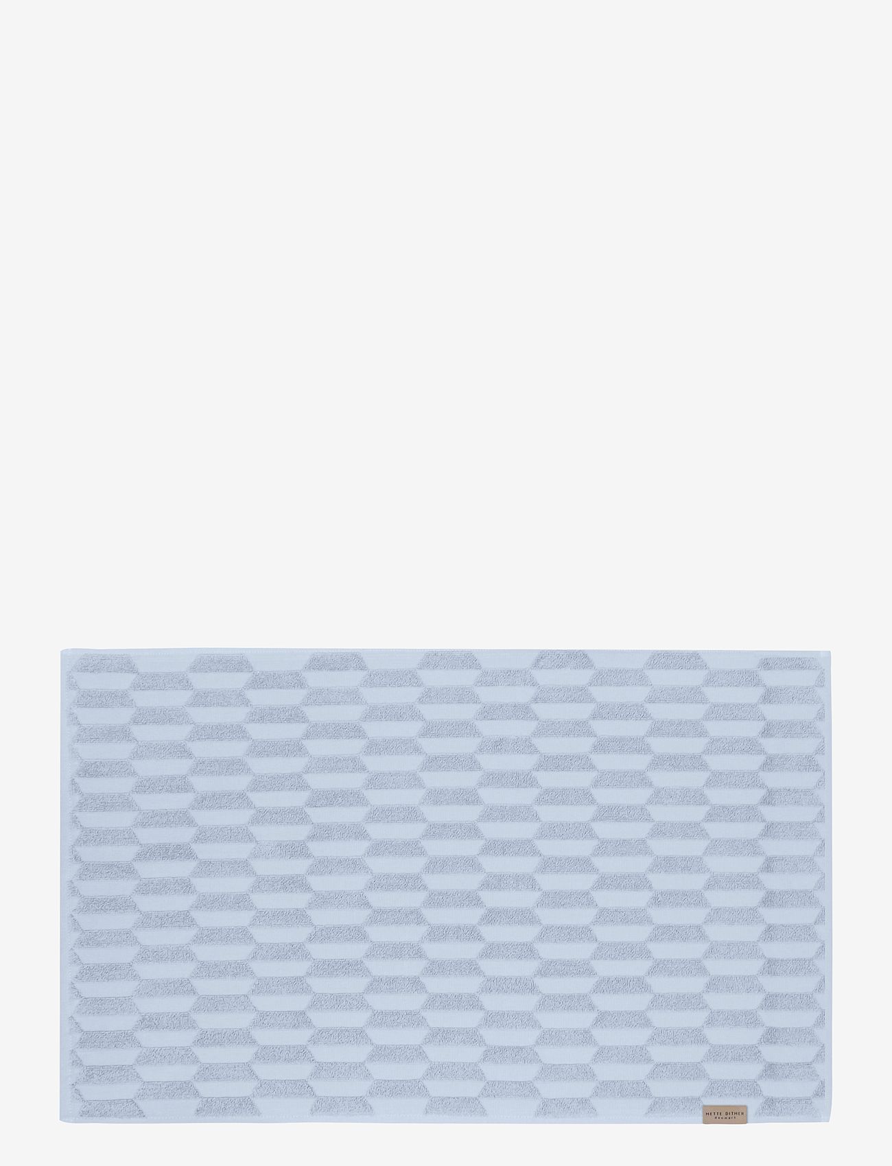 Mette Ditmer - GEO bath mat - badrumsmattor - light blue - 1