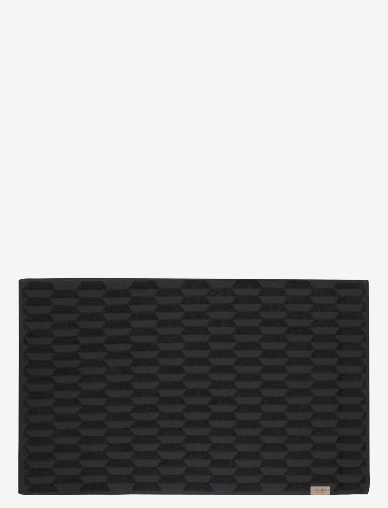 Mette Ditmer Geo Bath Mat, 50X80 cm, Rugs & Carpets, Schwarz - Rugs, Homeware