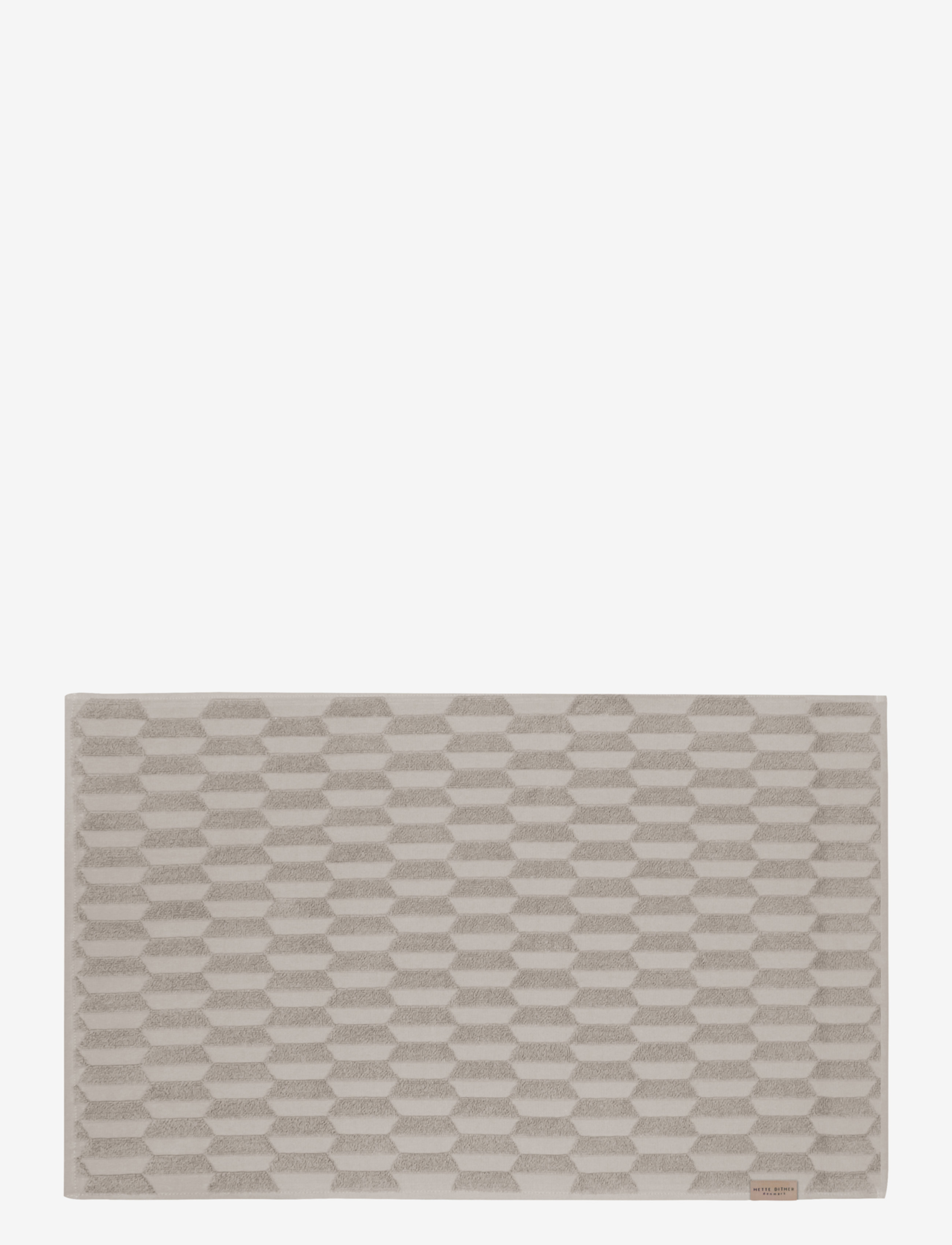 Mette Ditmer Geo Bath Mat, Badetæppe, Creme, Str: 50X80CM