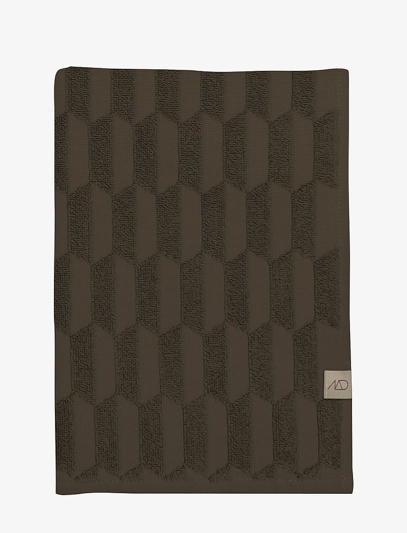 Mette Ditmer - GEO guest towel - gästehandtücher - chocolate - 0
