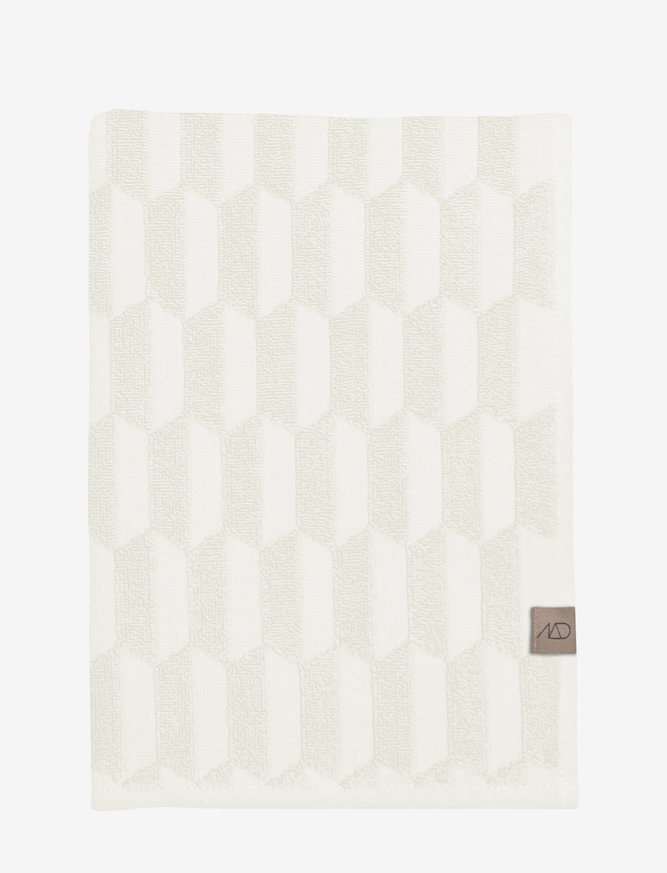 Mette Ditmer - GEO Guest towel - gæstehåndklæder - off-white - 0
