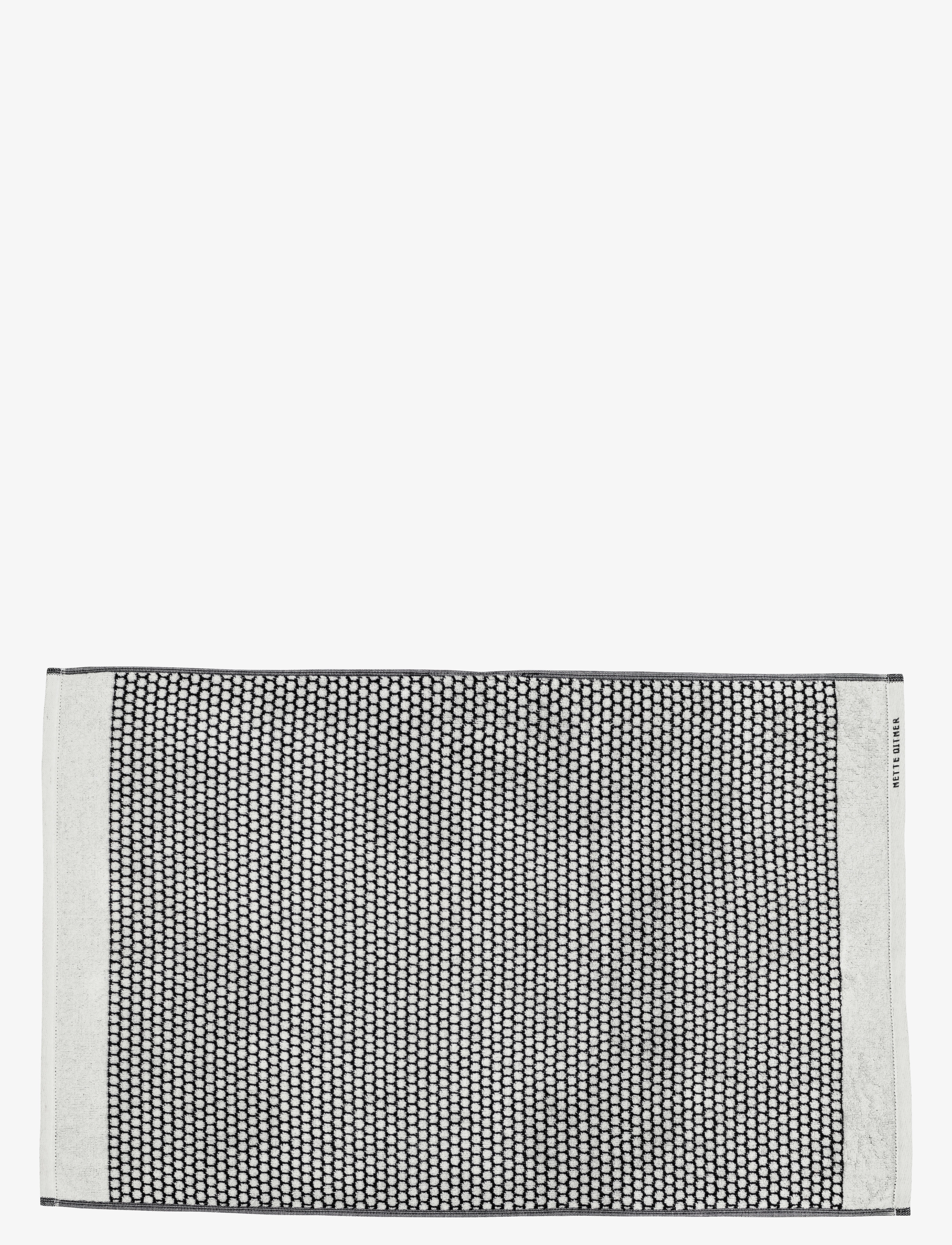 Mette Ditmer Grid Bath Mat, 50X80 cm, Rugs & Carpets, Schwarz - Rugs, Homeware