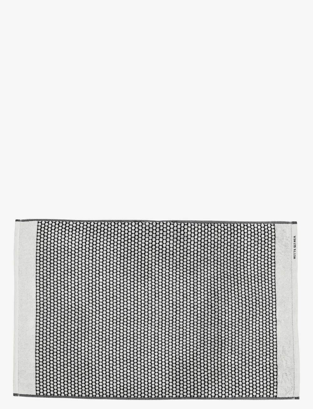 Mette Ditmer - GRID bath mat - vannivaibad - black - 0