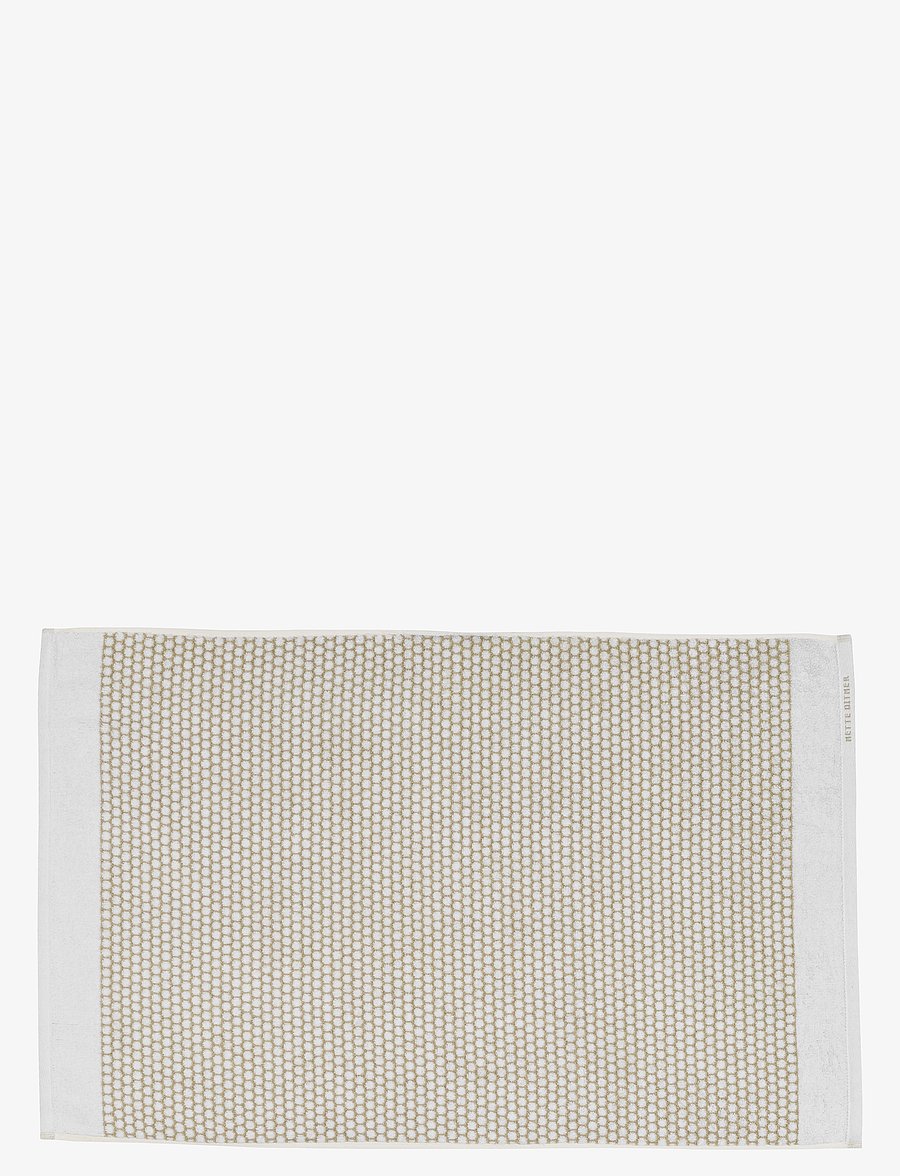 Mette Ditmer - GRID bath mat - teppiche - sand / off-white - 0