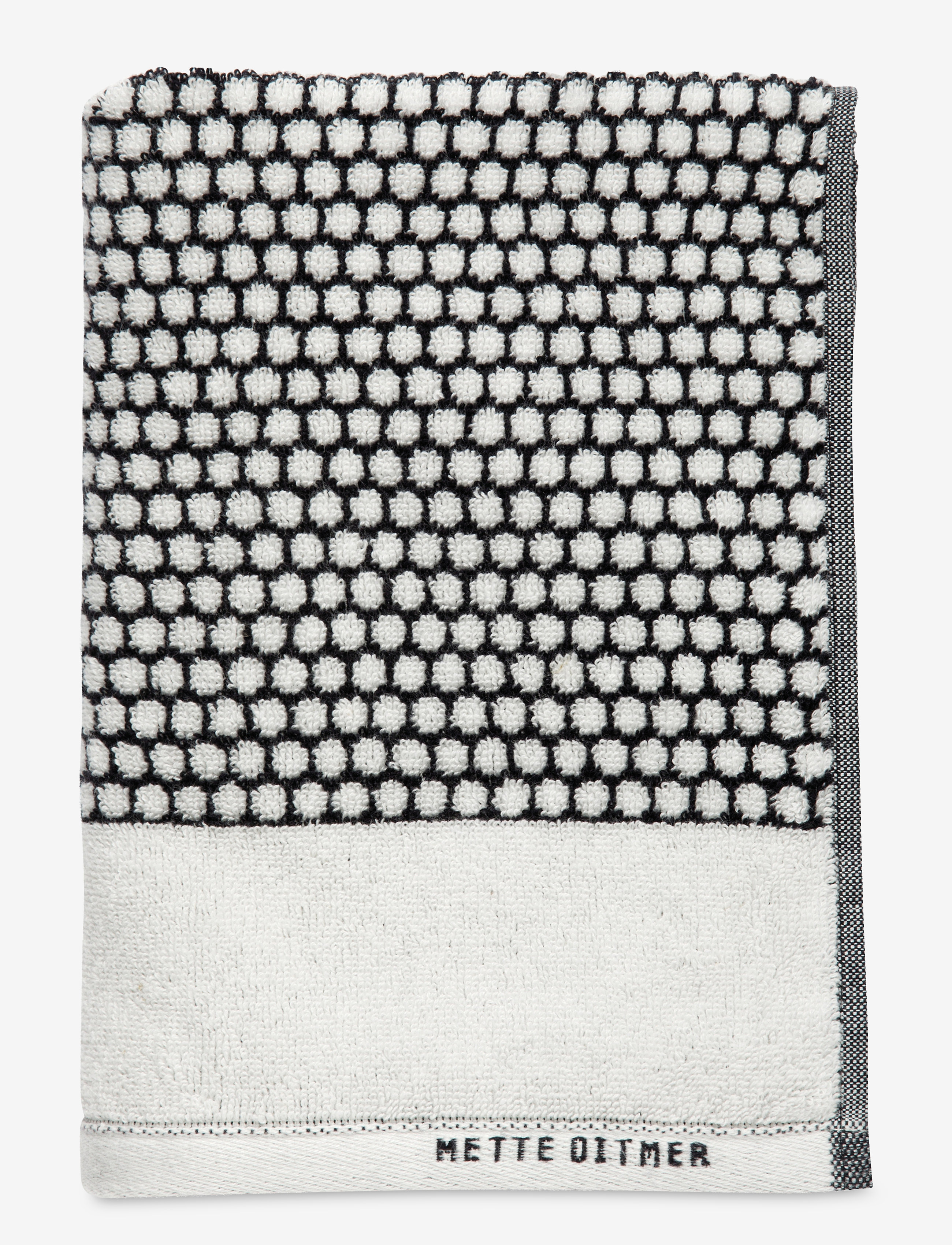 Mette Ditmer Grid Towel, 50X100 cm, Bathroom Textiles, Weiß - Towels, Homeware