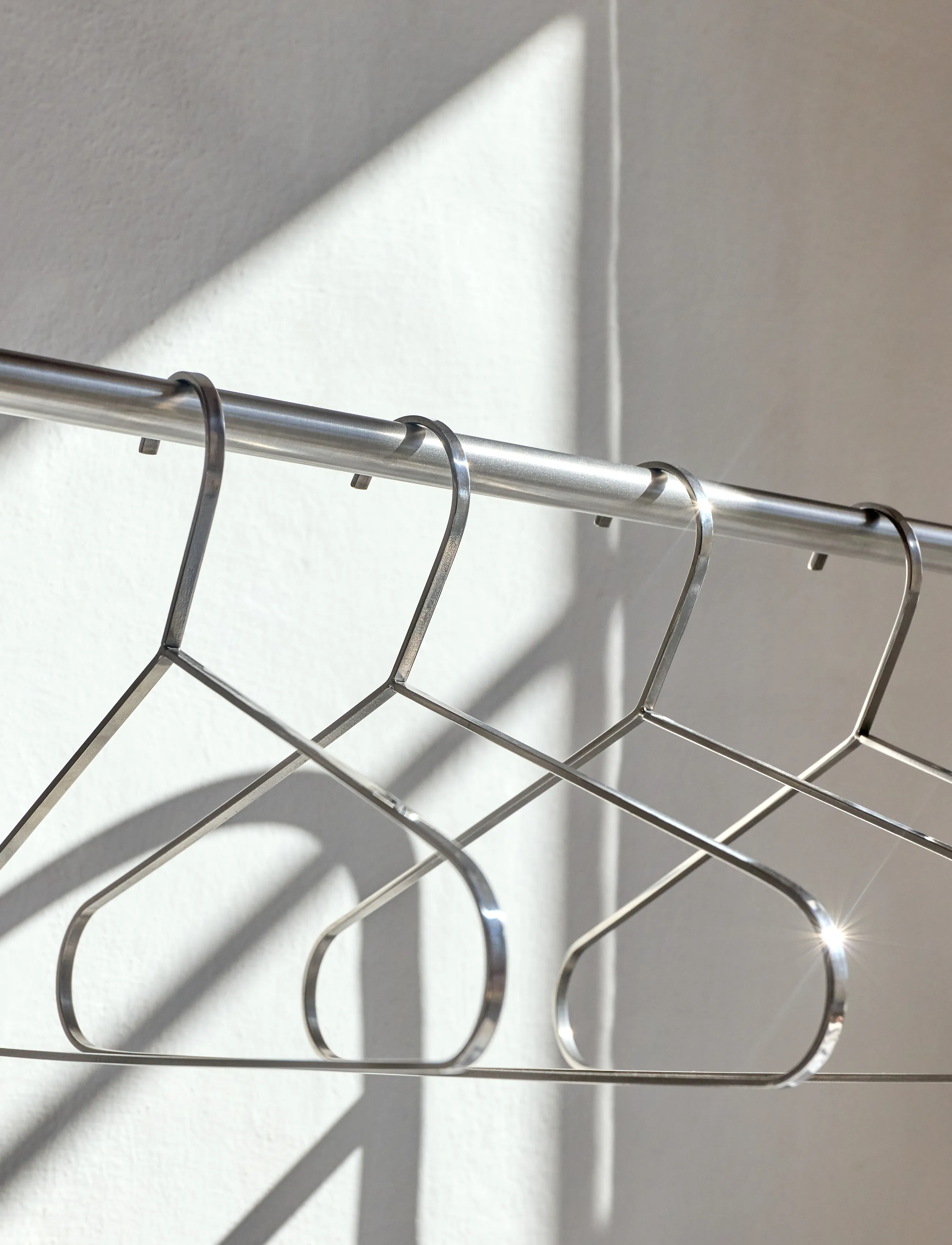 Mette Ditmer - HANG-IT hanger, 2-pack - brushed steel - 0