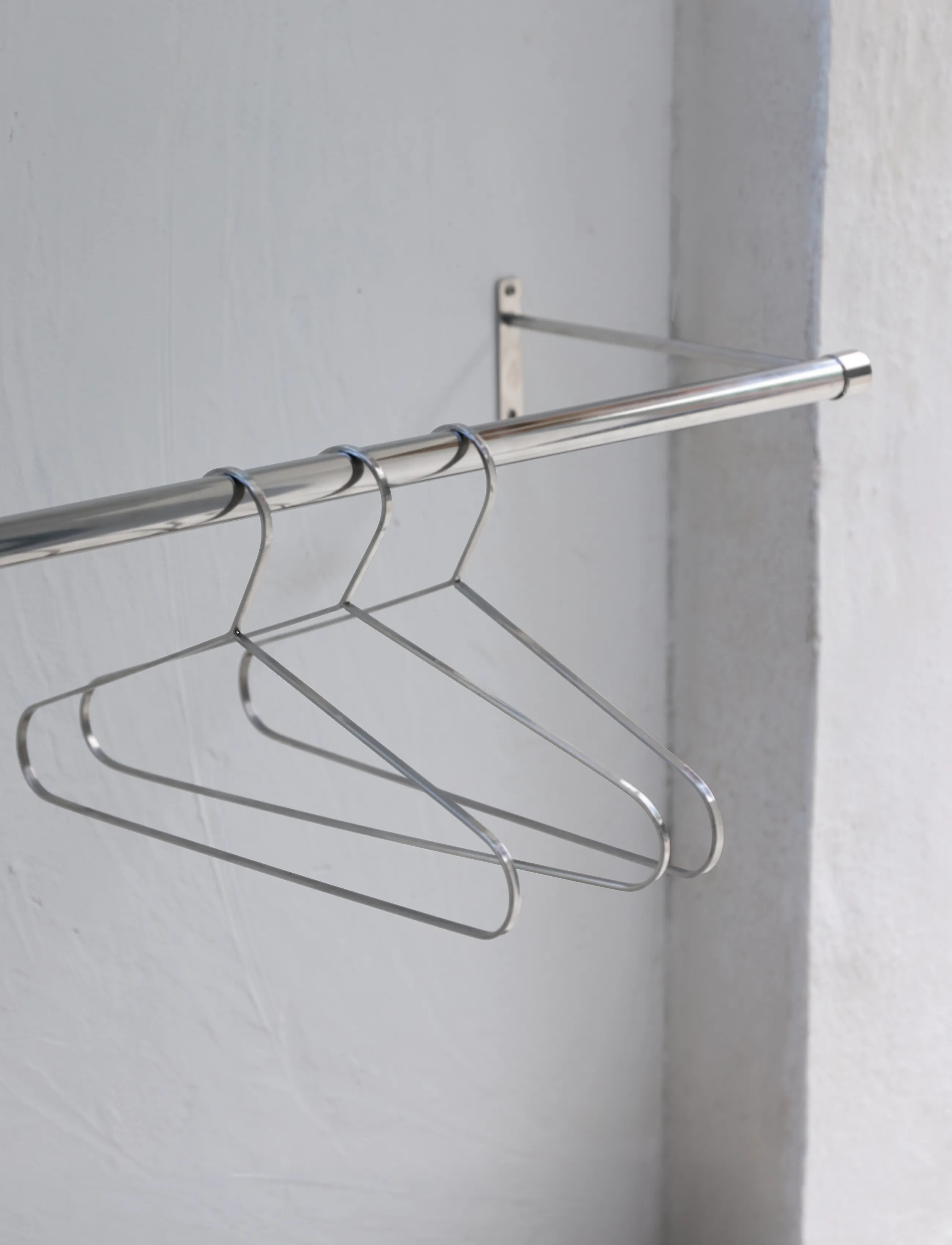 Mette Ditmer - HANG-IT hanger, 2-pack - brushed steel - 2