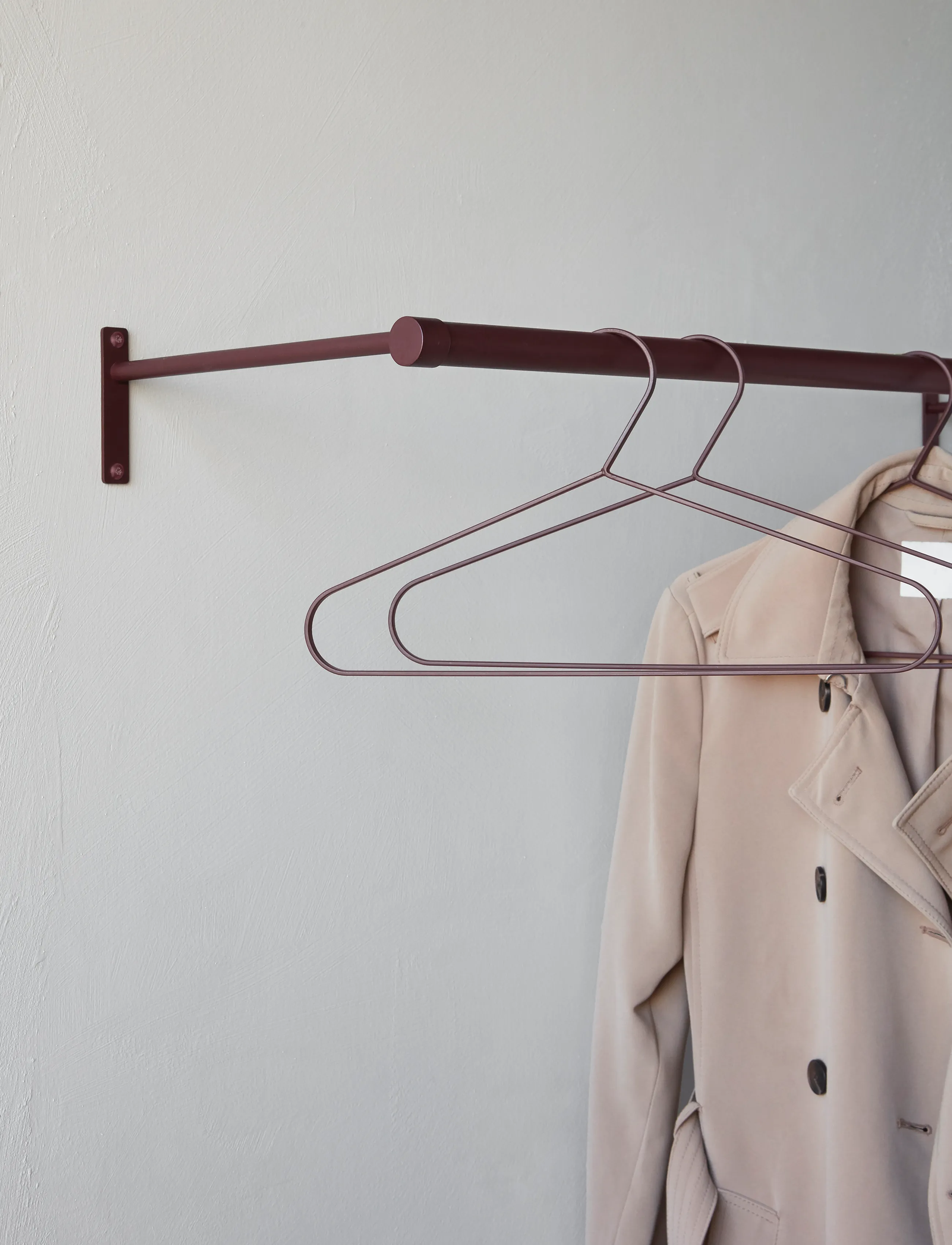 Mette Ditmer - HANG-IT hanger, 2-pack - wine - 0