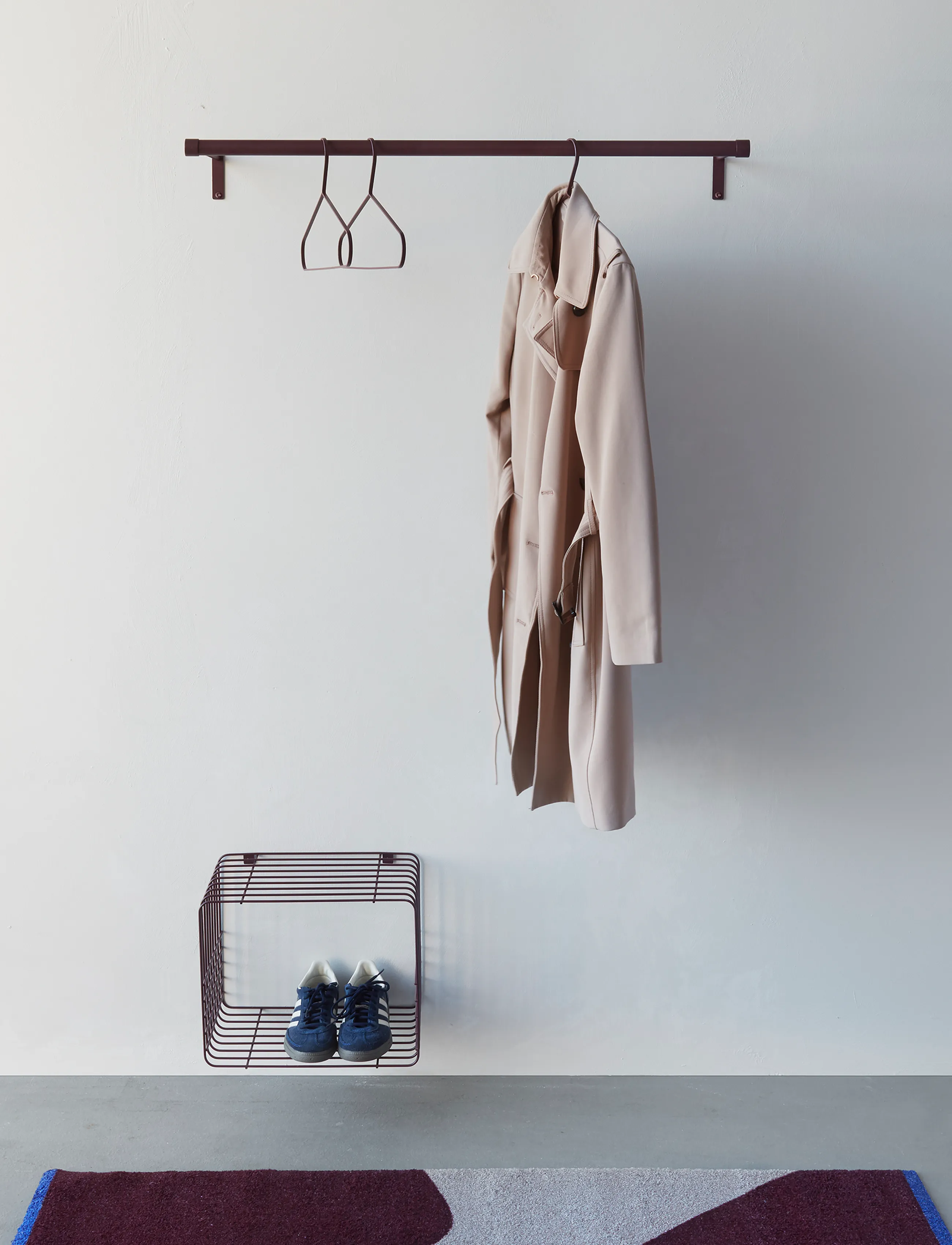 Mette Ditmer - HANG-IT hanger, 2-pack - wine - 2