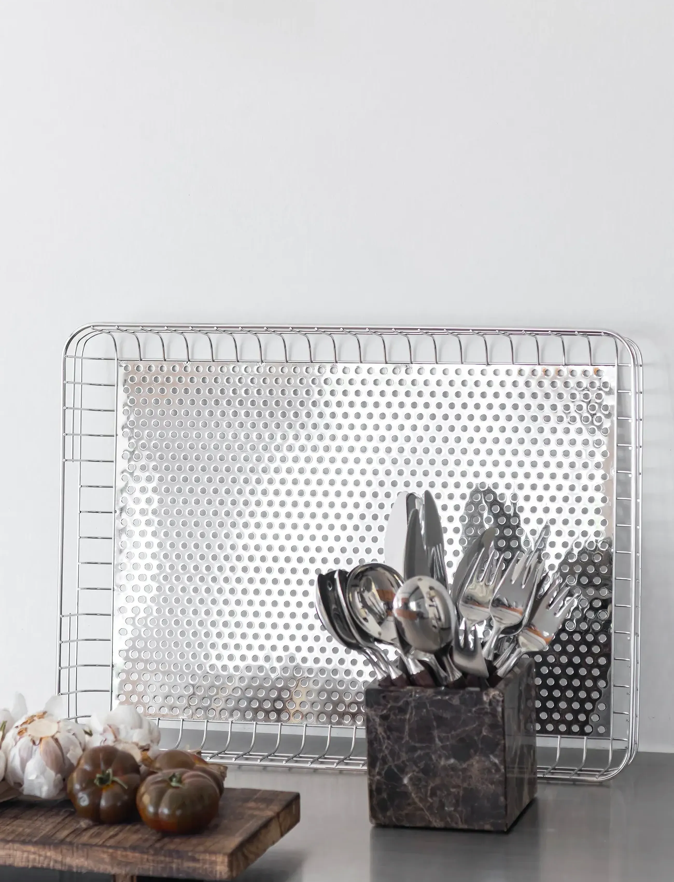 Mette Ditmer Lift Tray, One Size, Dining & Table Accessories, Silber - Trays, Homeware