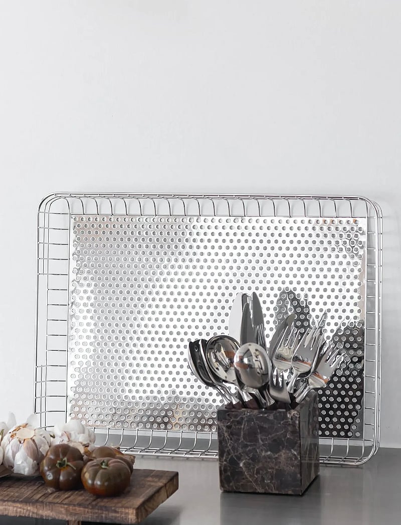 Mette Ditmer - LIFT tray - tarjottimet - chrome - 0