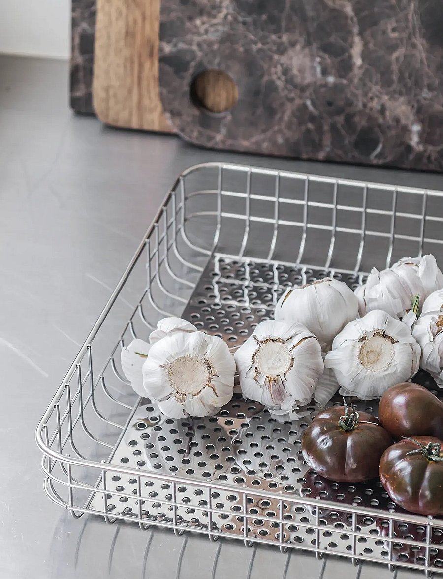 Mette Ditmer - LIFT tray - aufbewahrungskörbe - chrome - 3