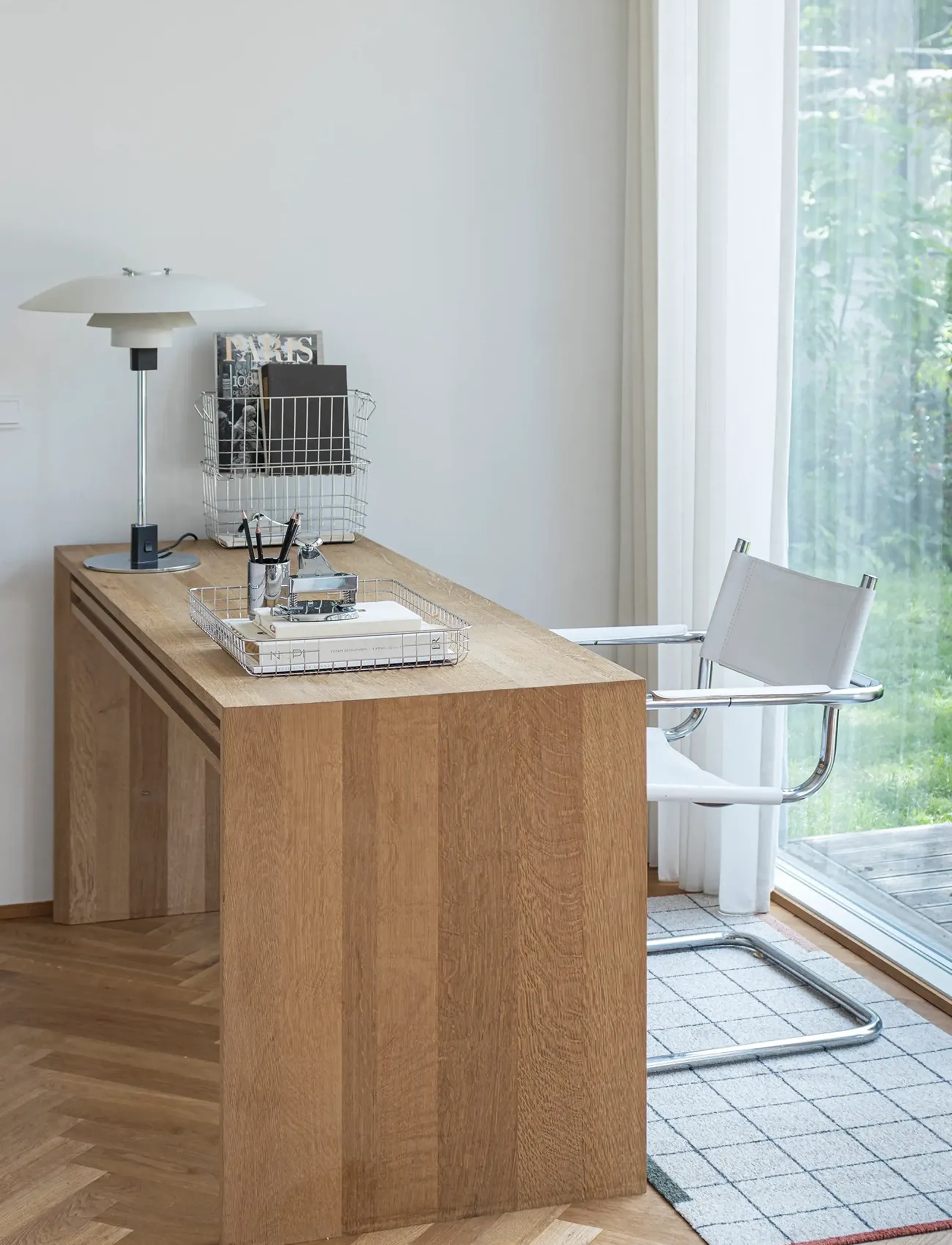 Mette Ditmer - LIFT tray - kosze magazynowe - chrome - 4