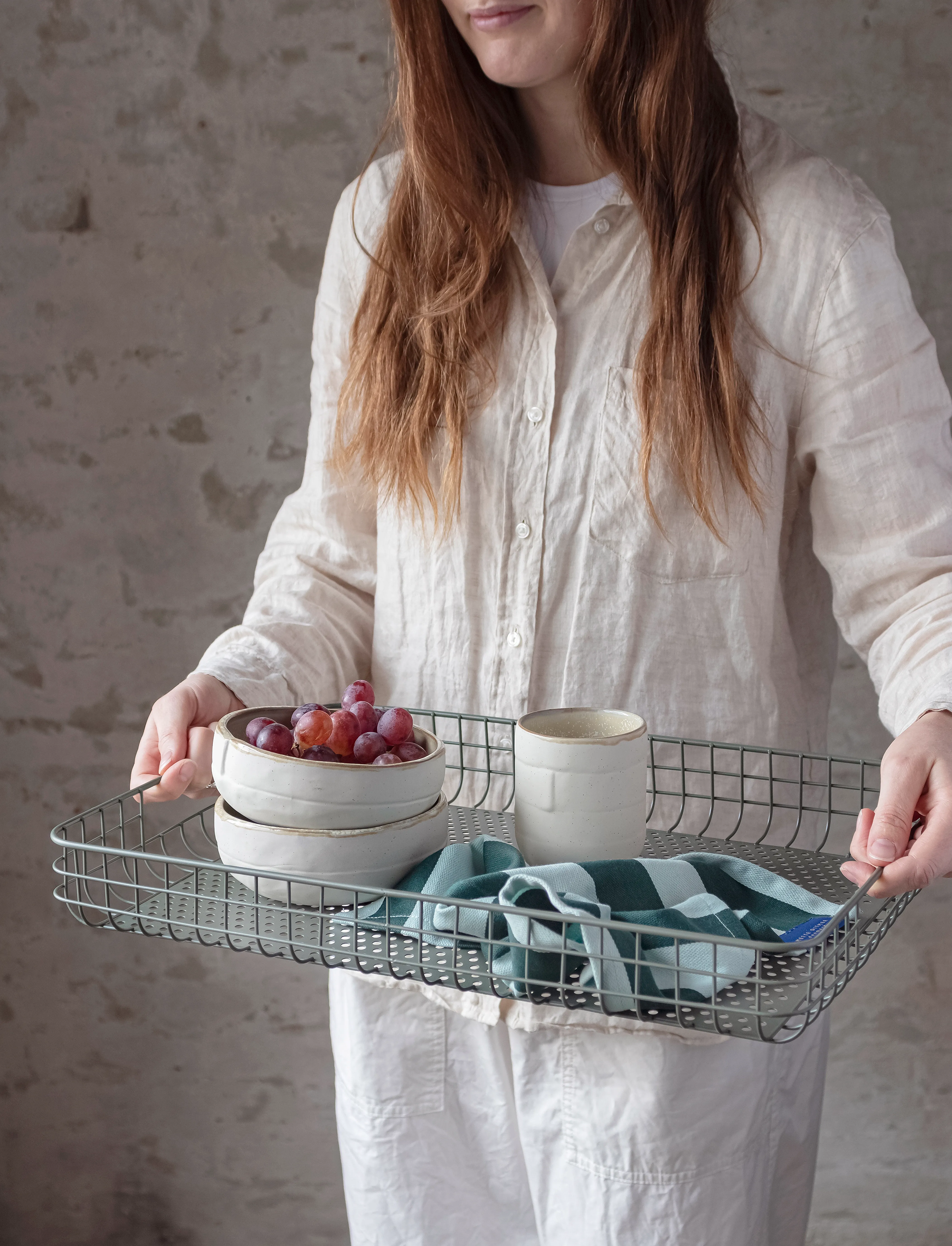 Mette Ditmer Lift Tray, One Size, Dining & Table Accessories, Grün - Trays, Homeware