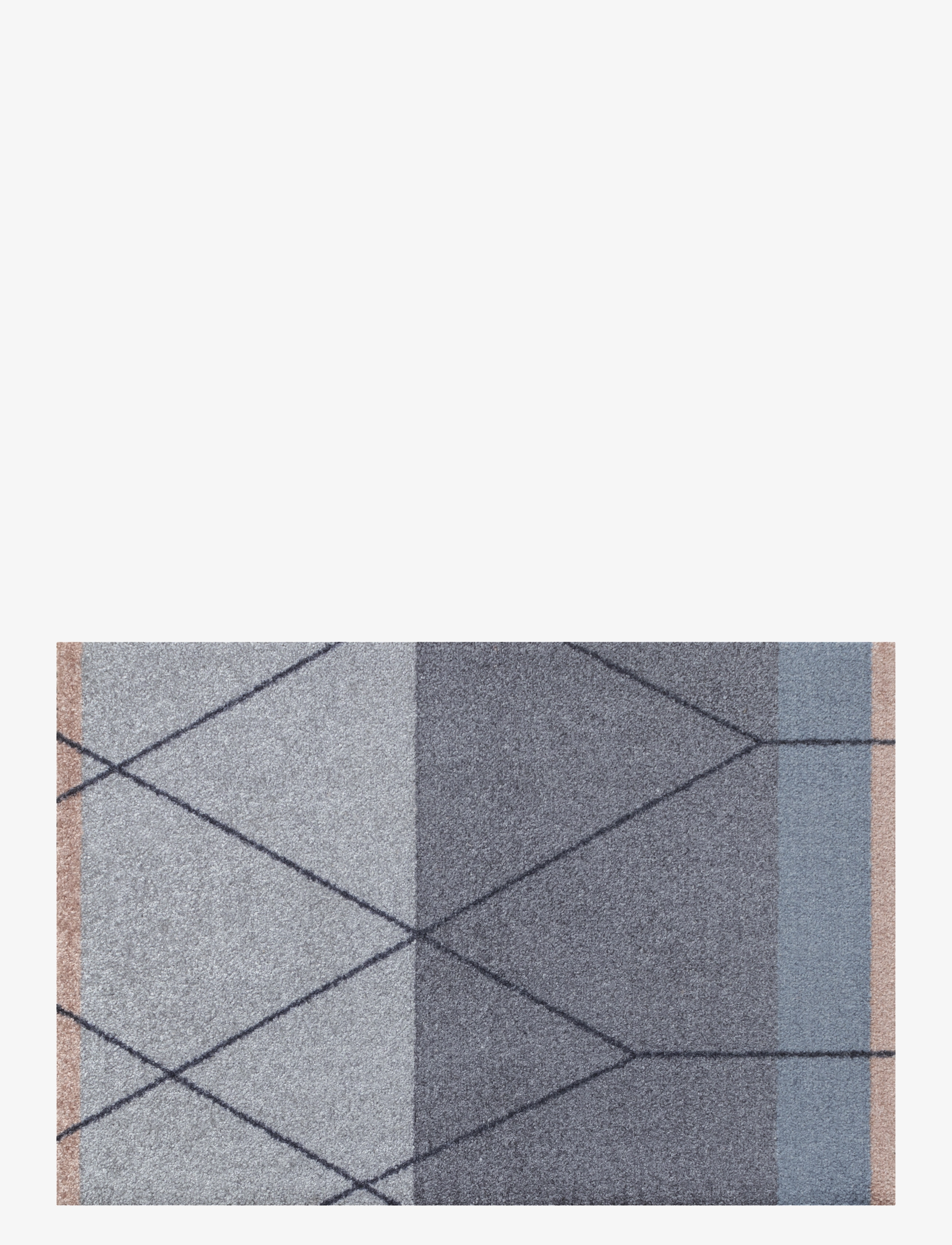 Mette Ditmer LINEA all-round mat - Tæpper - DARK GREY / grey