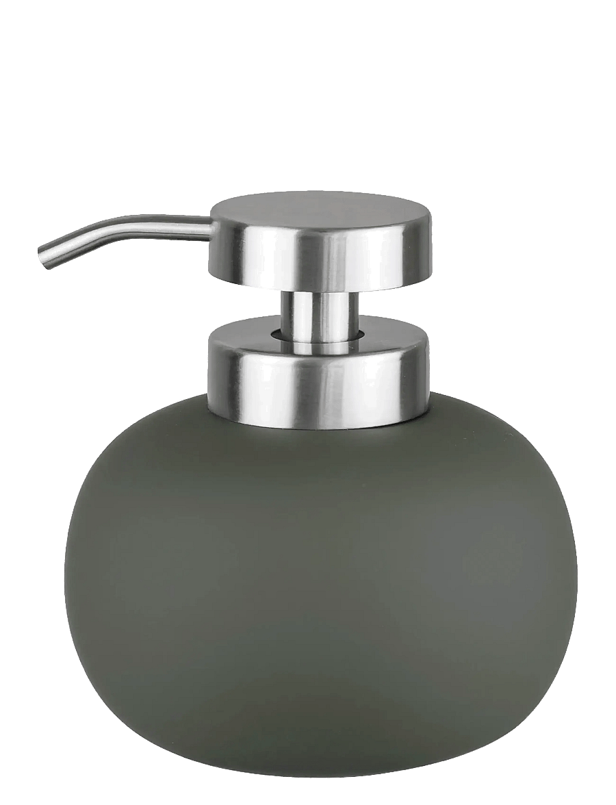 Mette Ditmer - LOTUS PLAY dispenser, low (2 pumps) - seebidosaatorid ja -alused - dark olive - 1