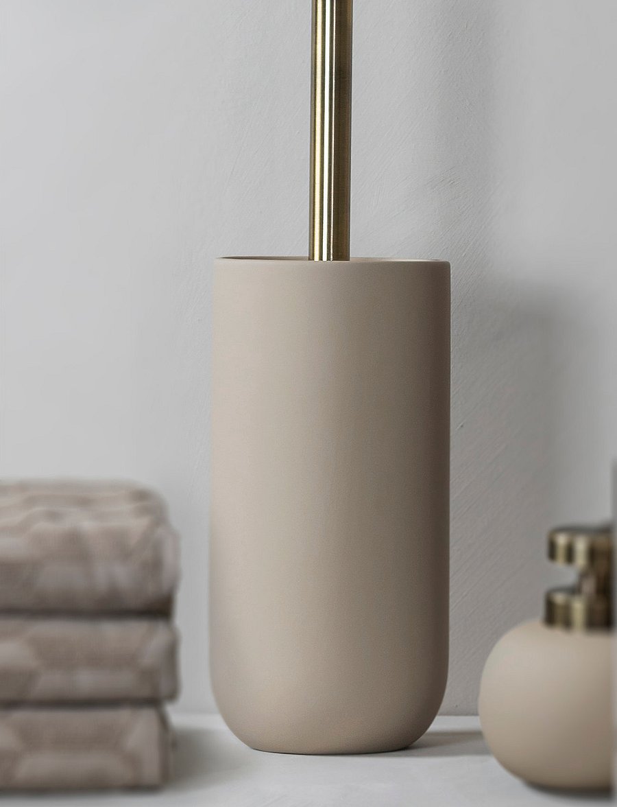 Mette Ditmer - LOTUS Brush holder - wc-harjad ja ämbrid - sand - 2